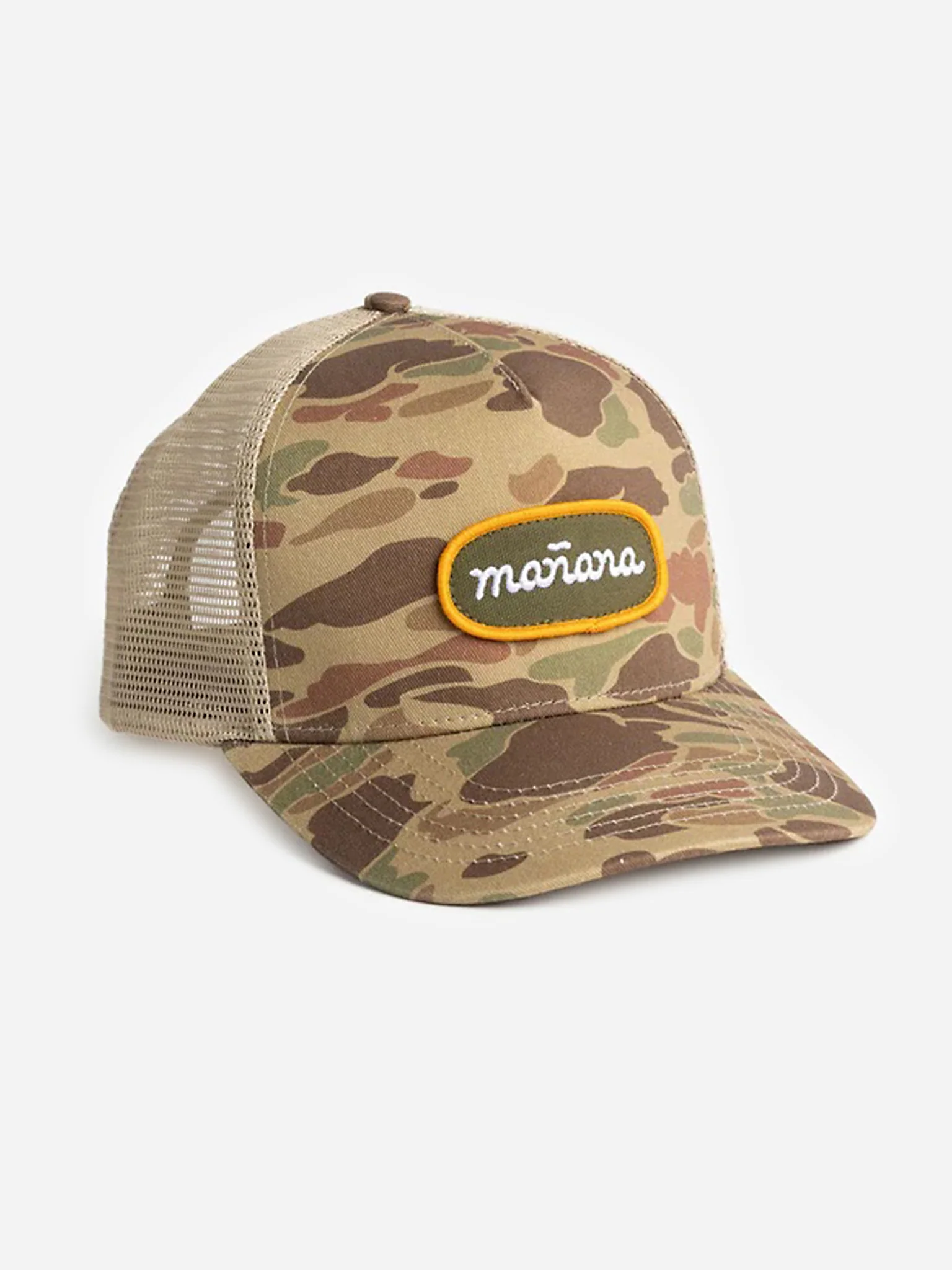 Mañana Men's Camo Trucker Hat - Image 4