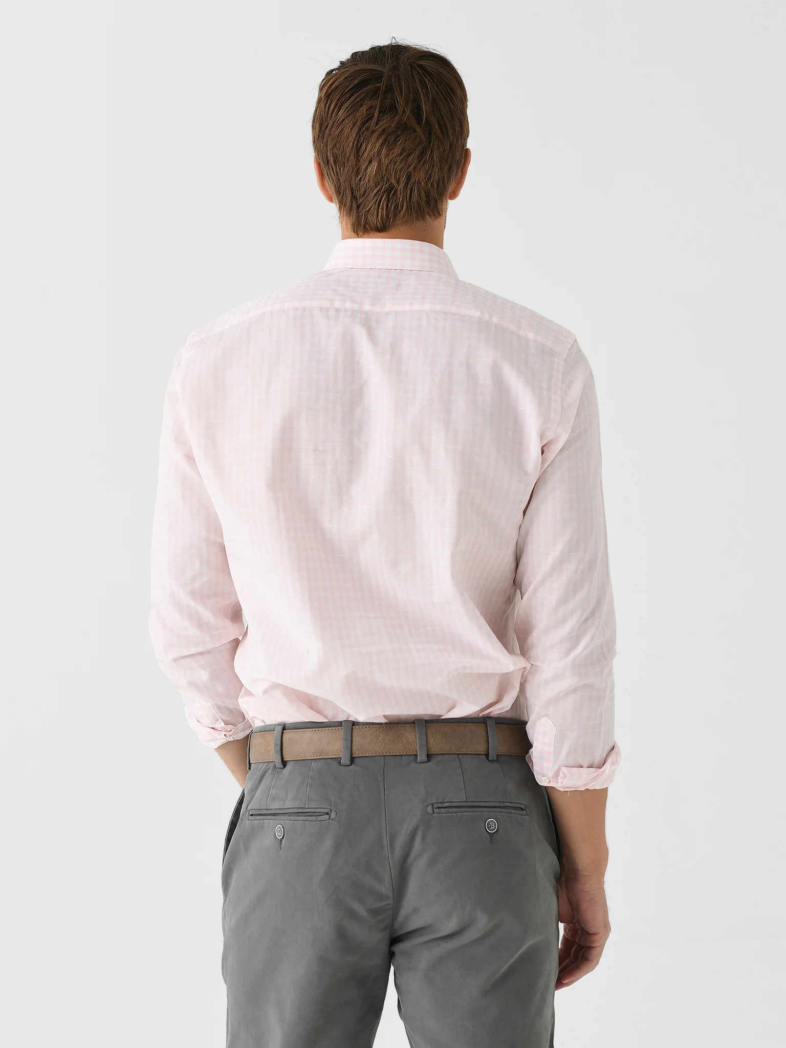 Maria Santangelo Men's Check Woven Shirt - Image 4