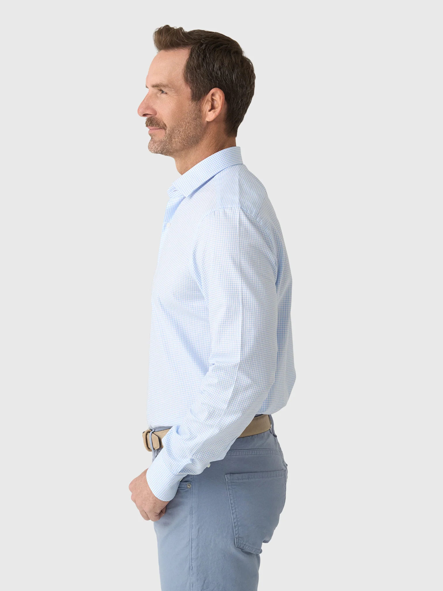 Maria Santangelo Men's Check Woven Shirt - Image 3