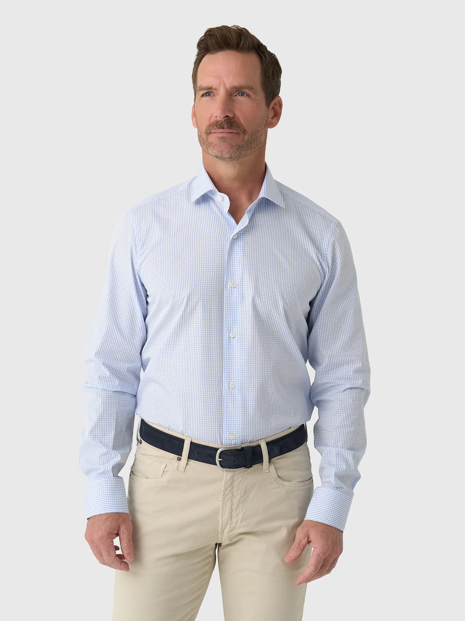 Maria Santangelo Men's Check Woven Shirt