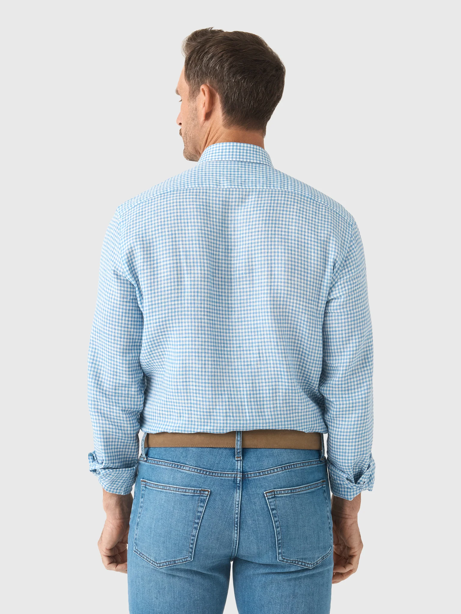 Maria Santangelo Men's Check Woven Shirt - Image 4