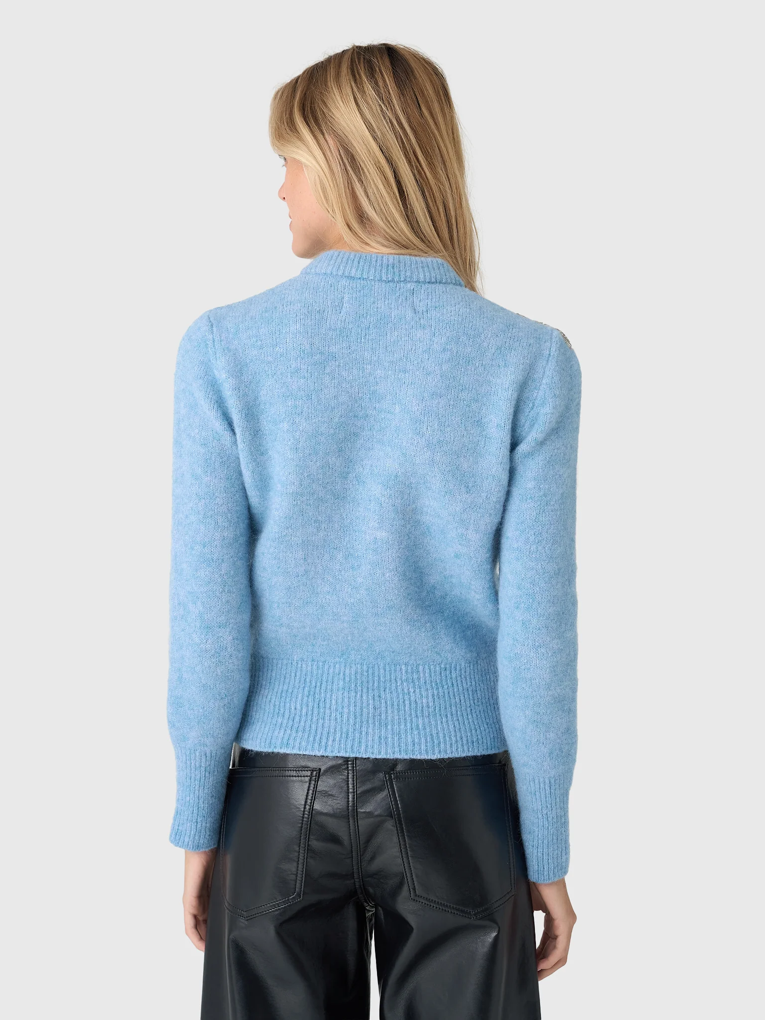 Marques Almeida Women's Embellished Alpaca Knit Cardigan - Image 3