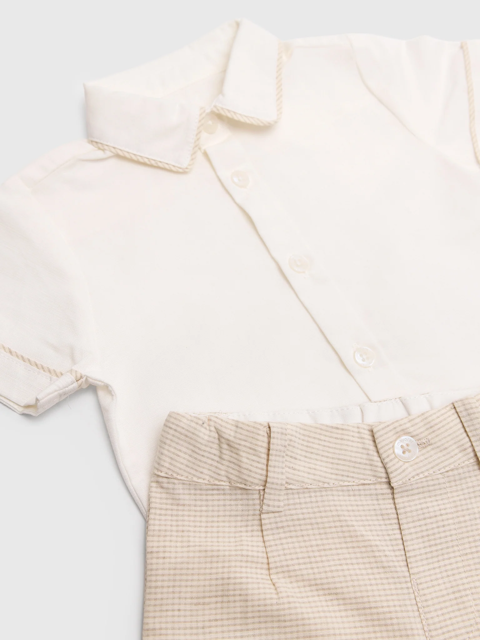 Mayoral Baby Boys' Linen Bermuda Set - Image 2
