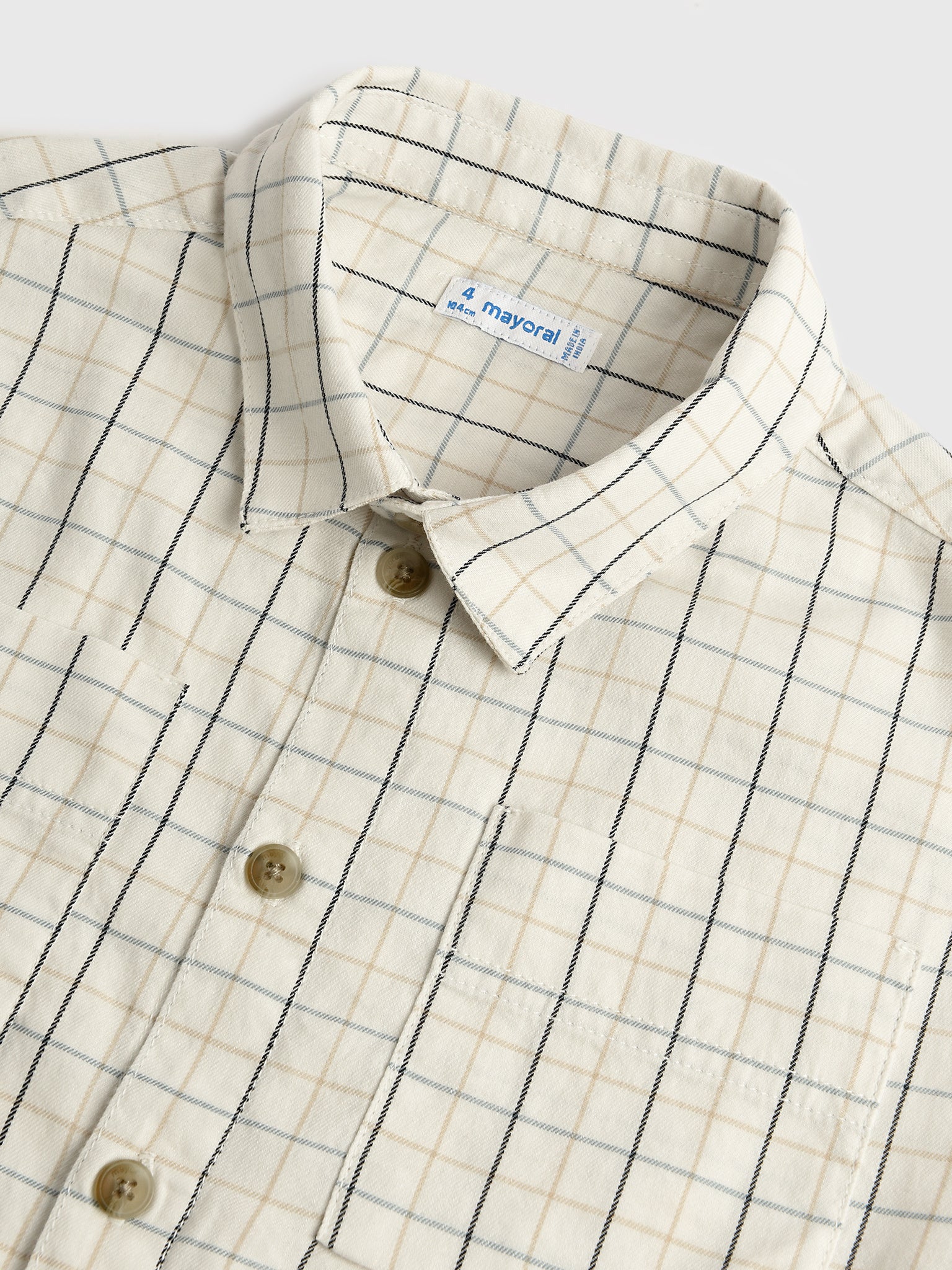 Mayoral Boys' Long Sleeve Checked Shirt - Image 3