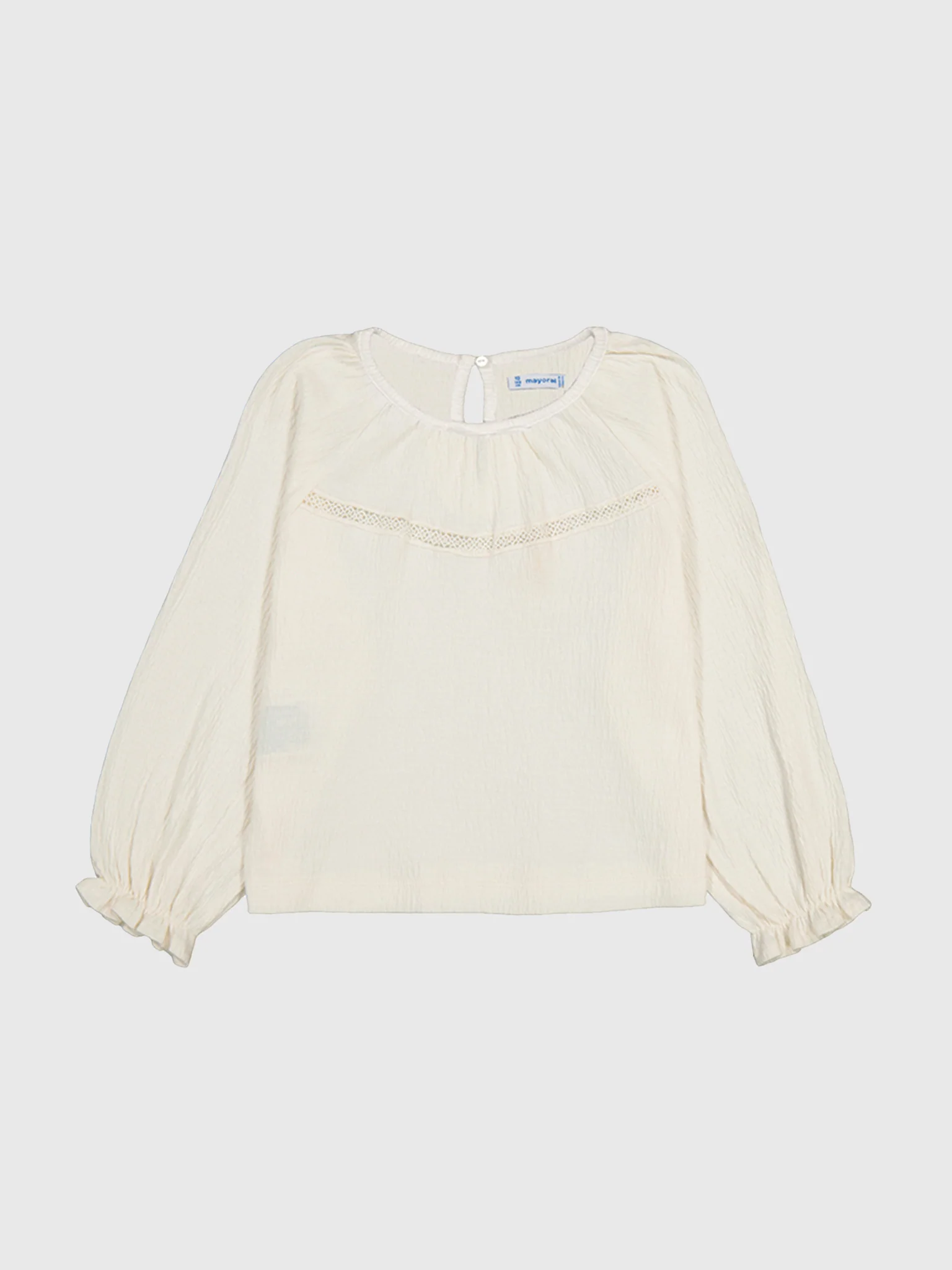 Mayoral Girls' Long Sleeve Shirt