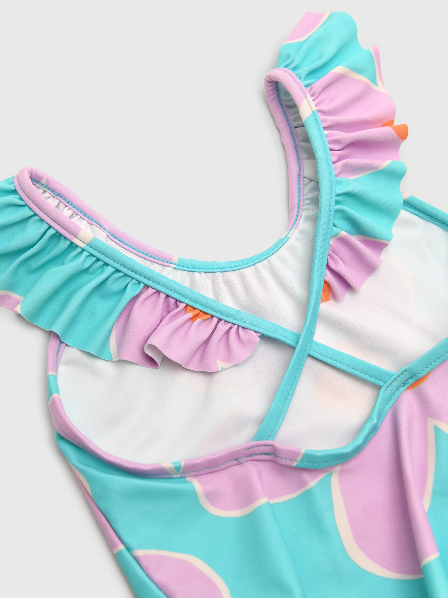 Mayoral Girls' Ruffled Printed Swimsuit - Image 3