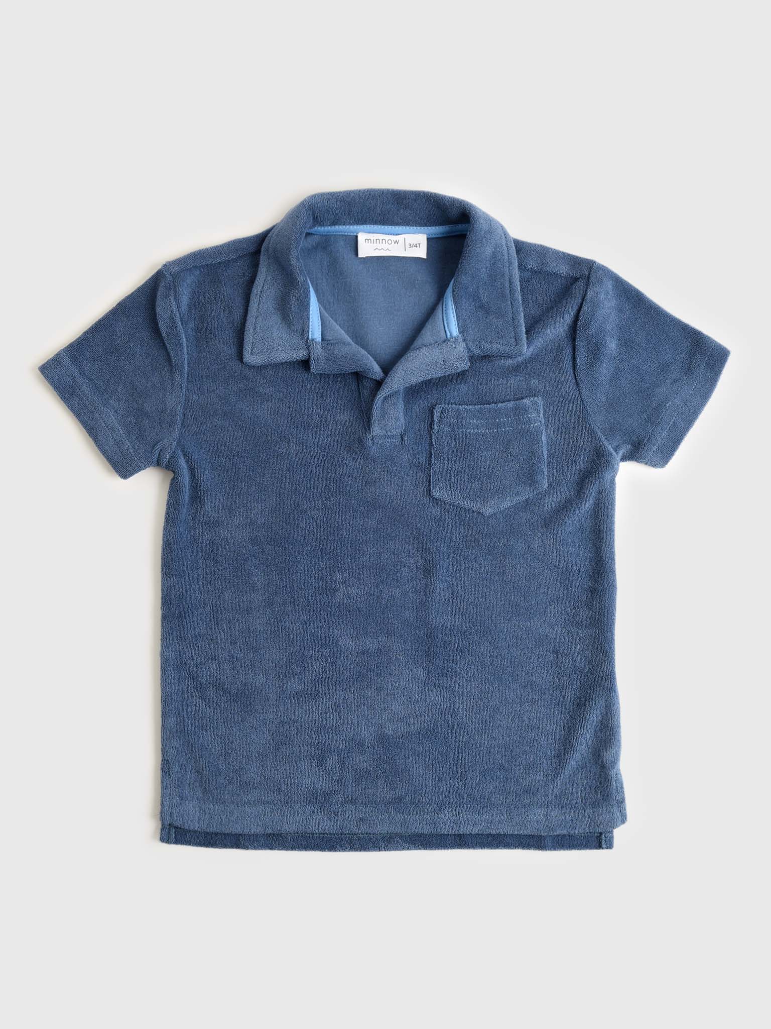 Minnow Boys' French Terry Polo