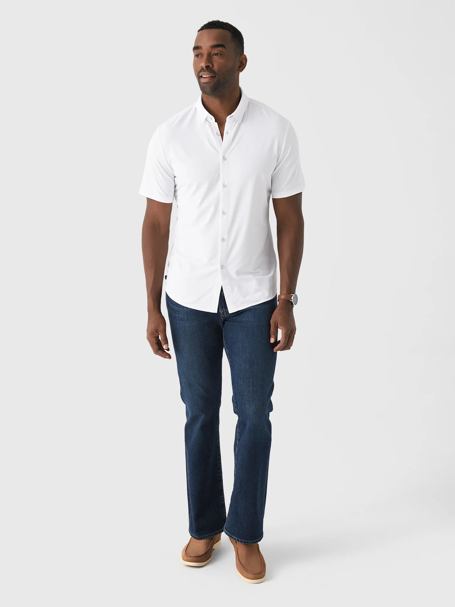 Mizzen+Main Men's Trim Halyard Button-Down Shirt - Image 2