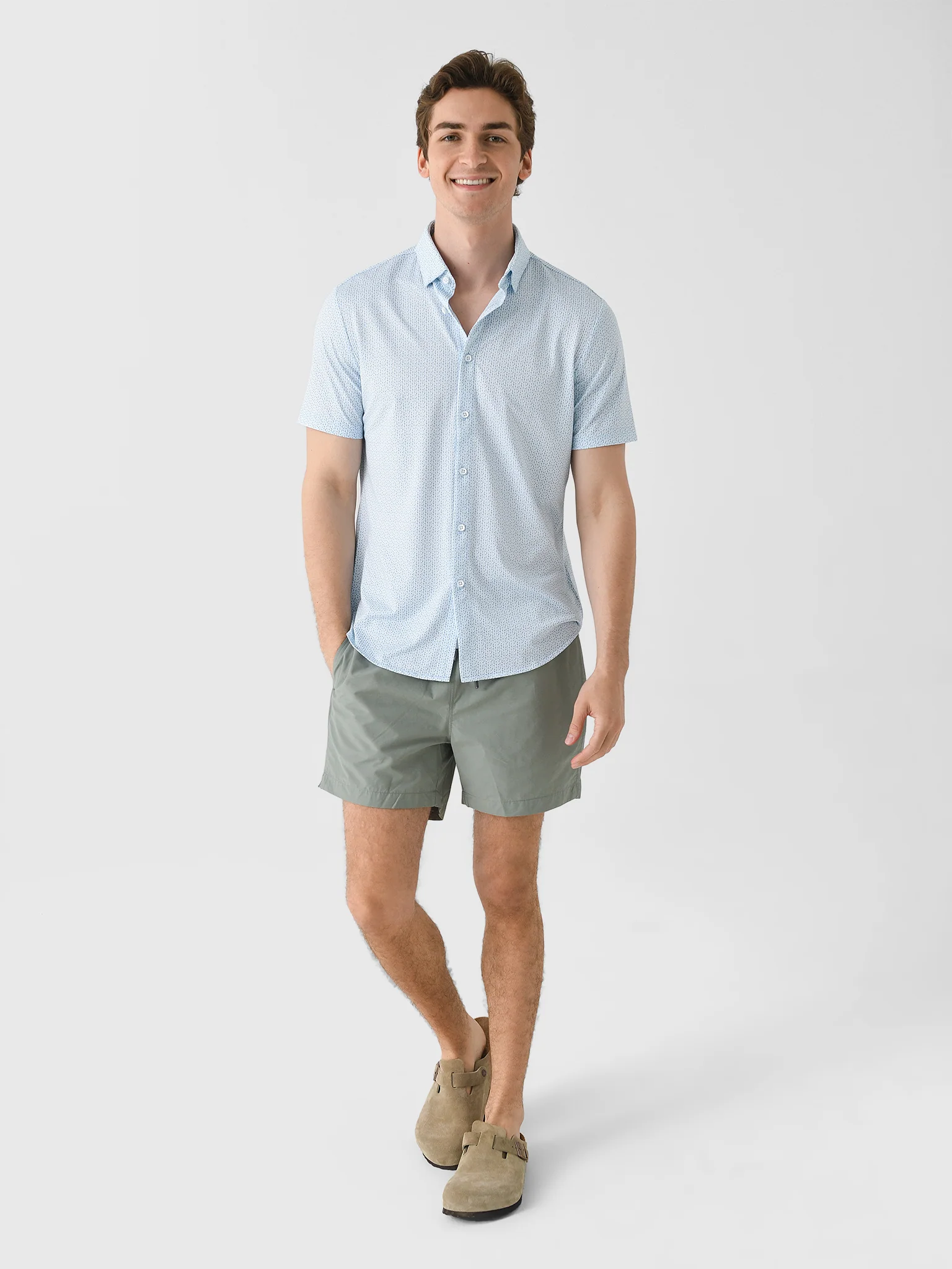 Mizzen+Main Men's Trim Halyard Button-Down Shirt - Image 2