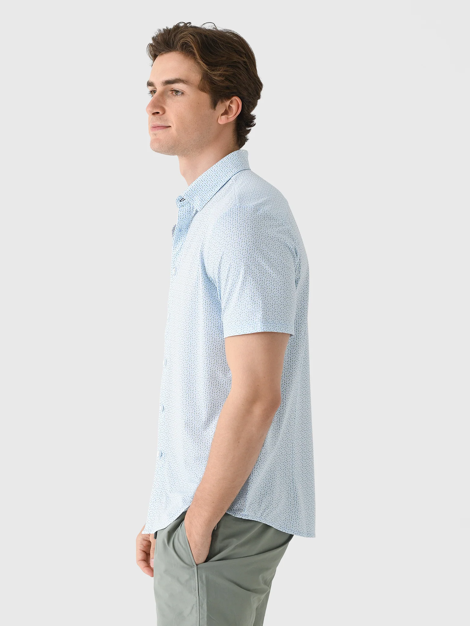 Mizzen+Main Men's Trim Halyard Button-Down Shirt - Image 3