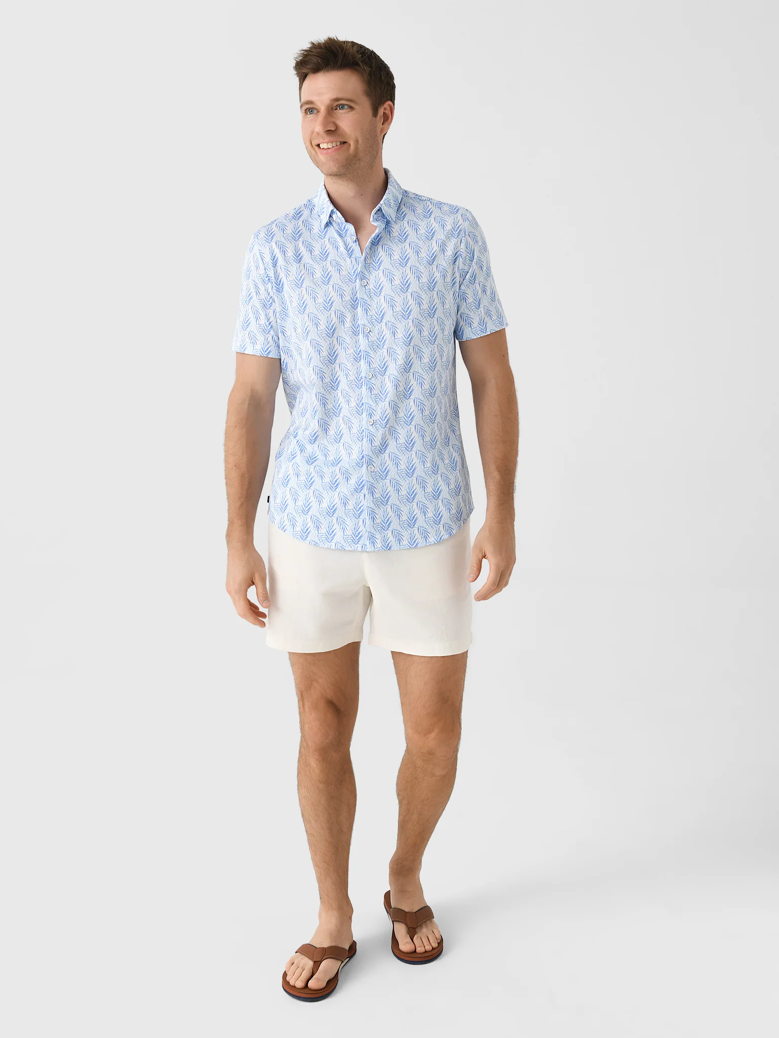 Mizzen+Main Men's Trim Halyard Button-Down Shirt - Image 2