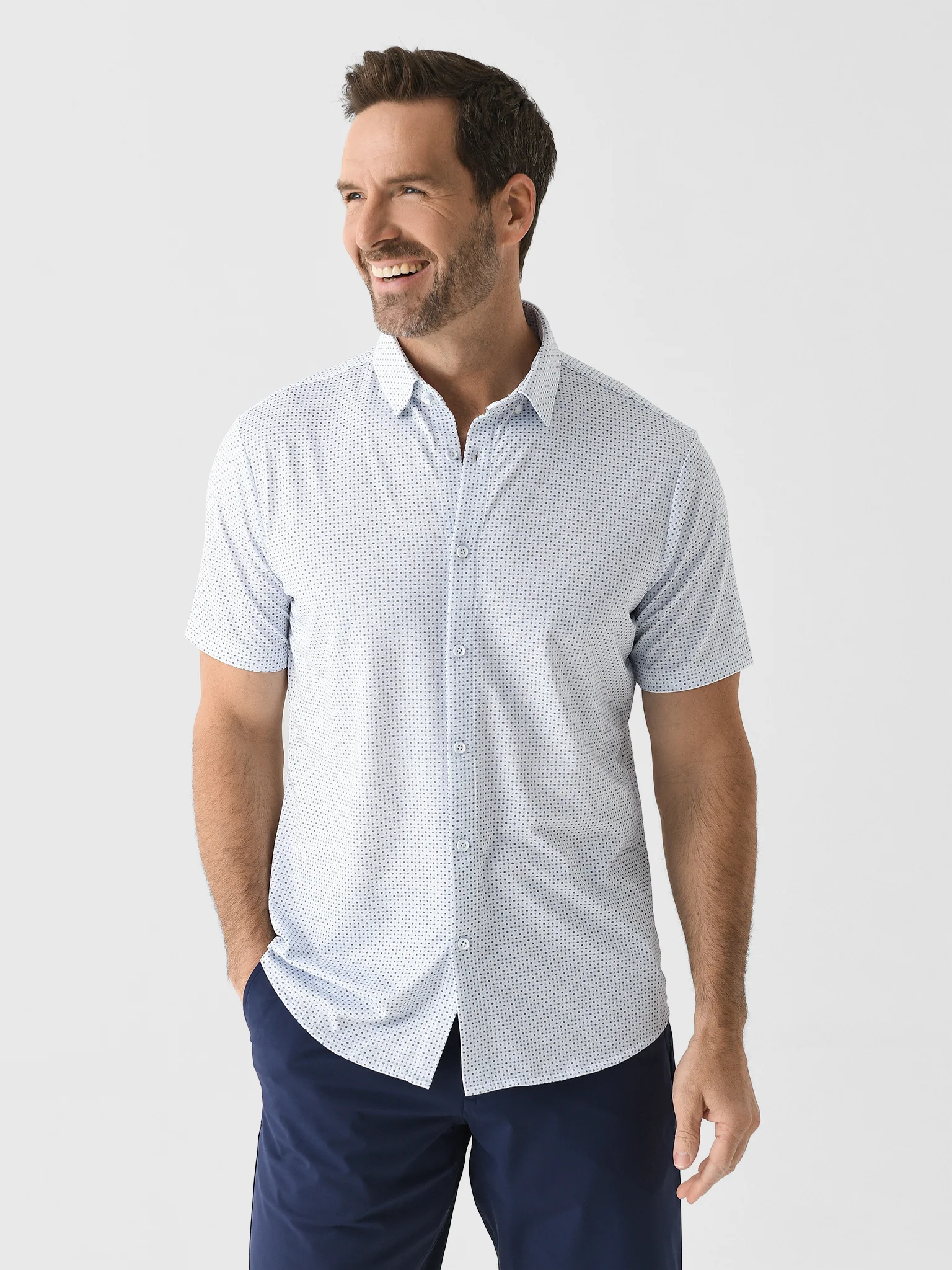 Mizzen+Main Men's Trim Halyard Button-Down Shirt