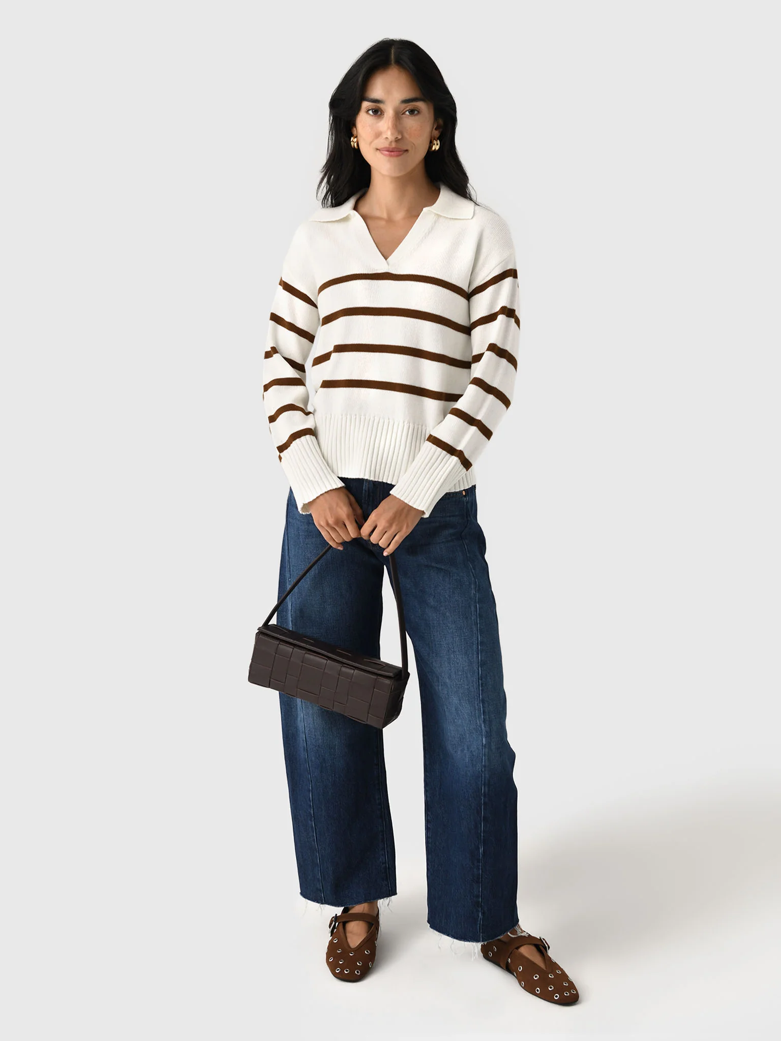Mother Women's The Mid Rise Full Pipe Flood Fray Jean