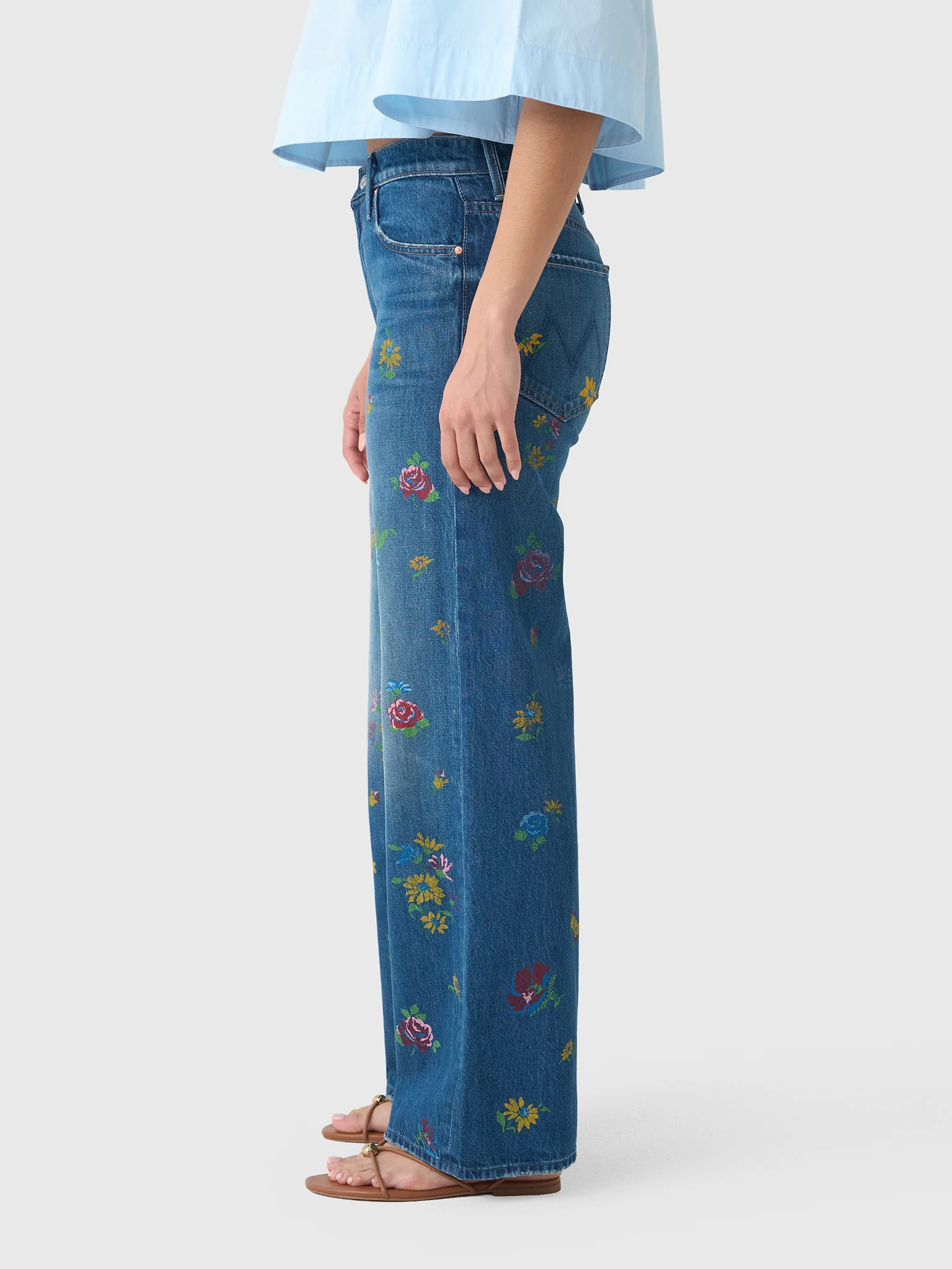 Mother Women's The Rerun Zip Sneak Jean - Image 3