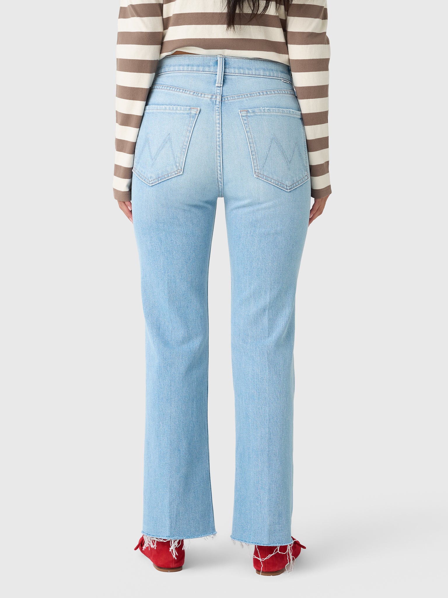 Mother Women's The Tripper Flood Fray Jean - Image 3