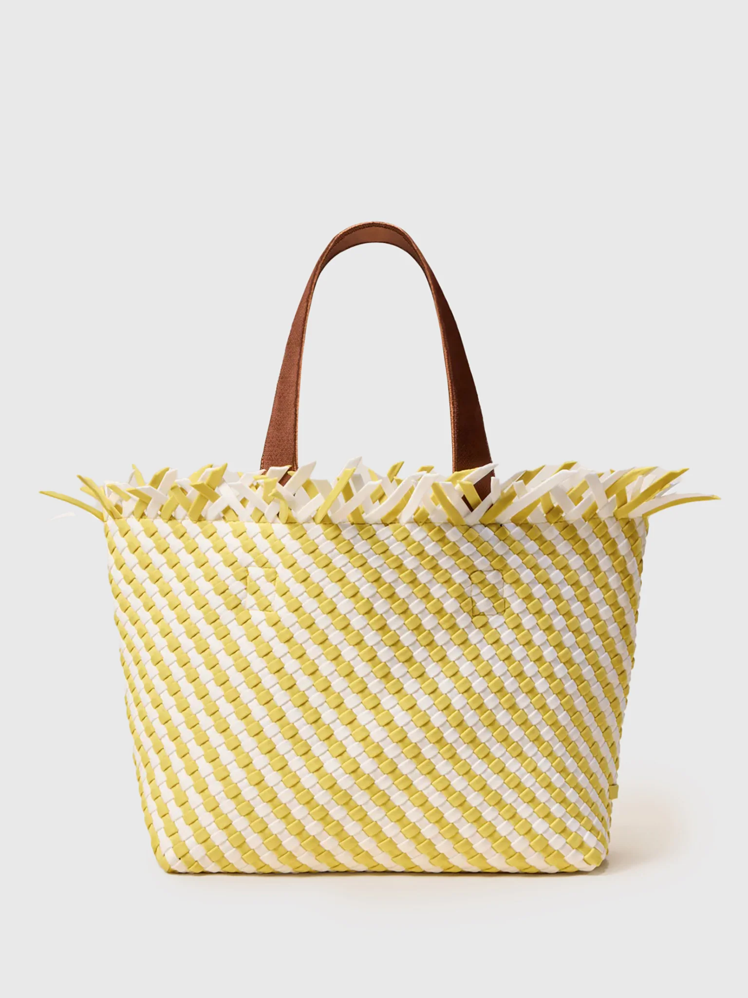 Naghedi Havana Medium Striped Tote