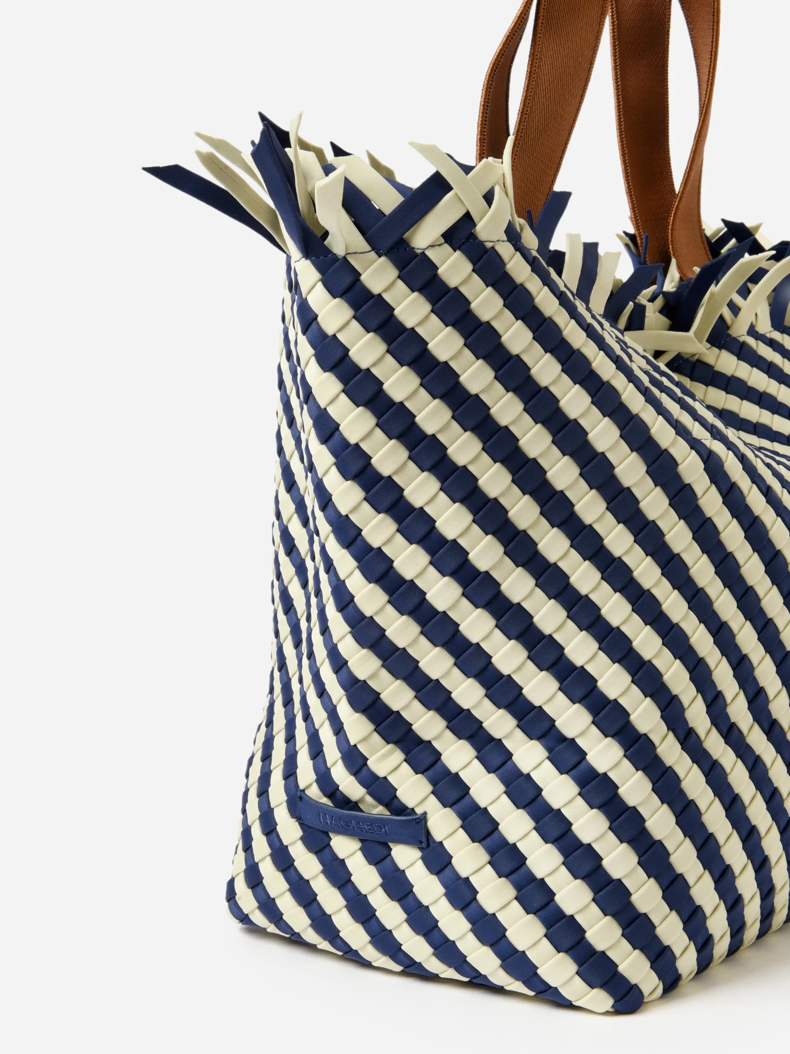 Naghedi Havana Medium Striped Tote - Image 5