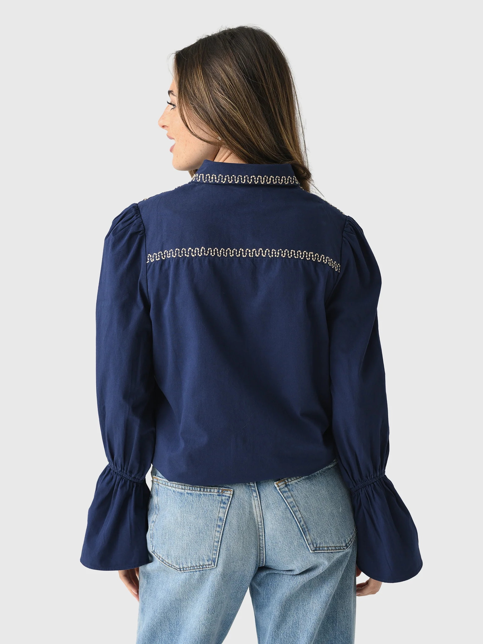 Never A Wallflower Women's French Knot Button Down - Image 4