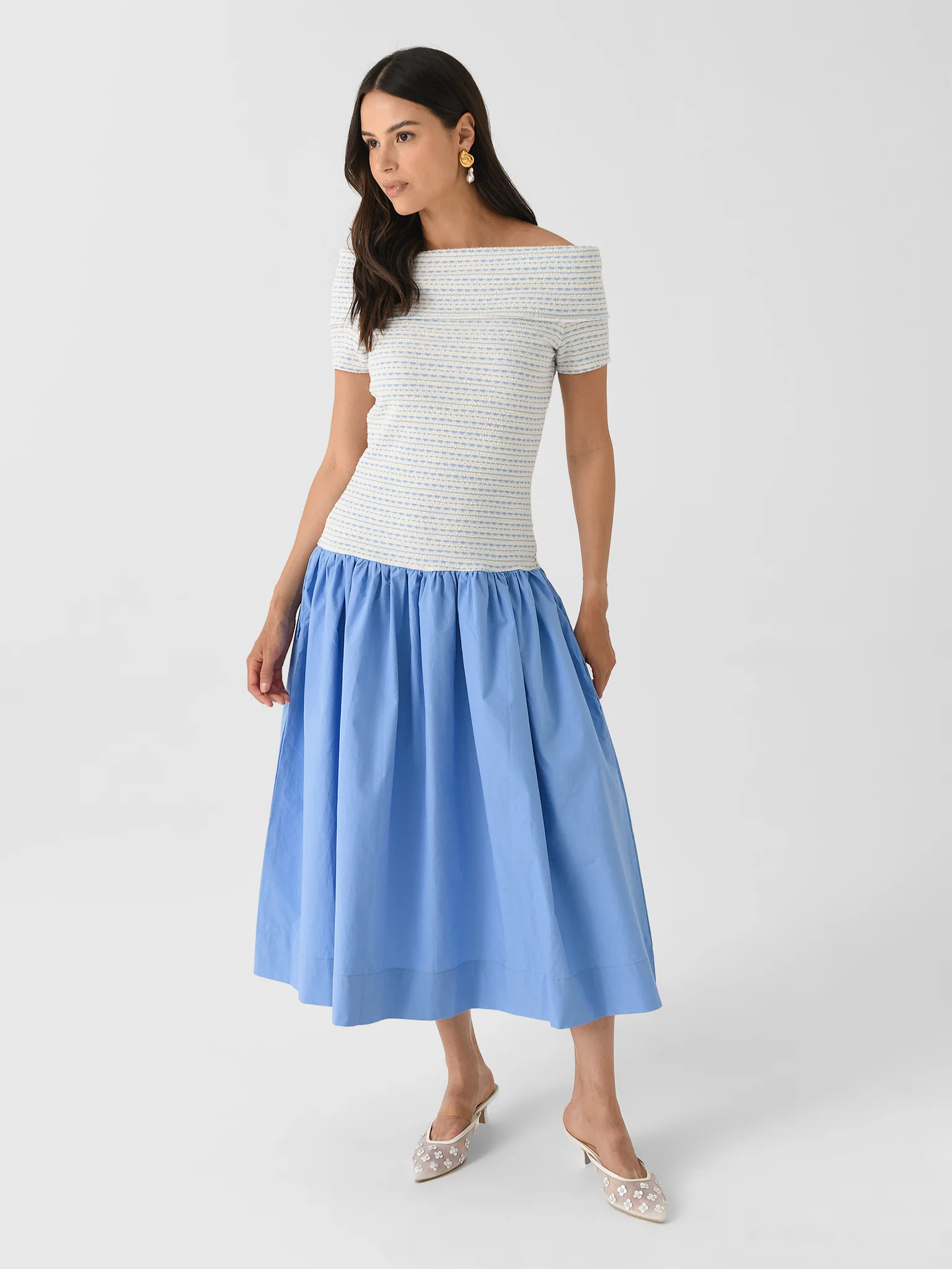Never A Wallflower Women's Off The Shoulder Dress