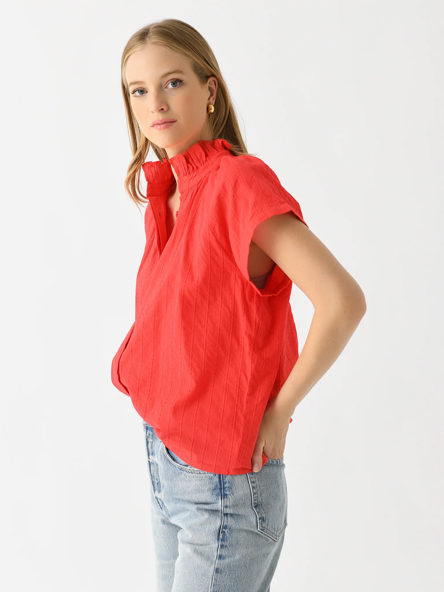 Never A Wallflower Women's Vicki Button-Down Top - Image 3