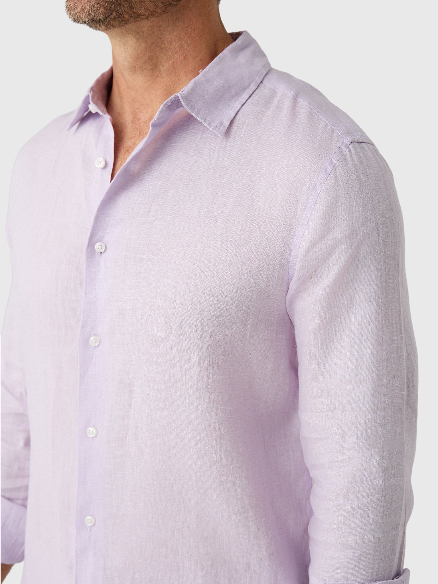 Nicoló Men's Long Sleeve Linen Shirt - Image 22