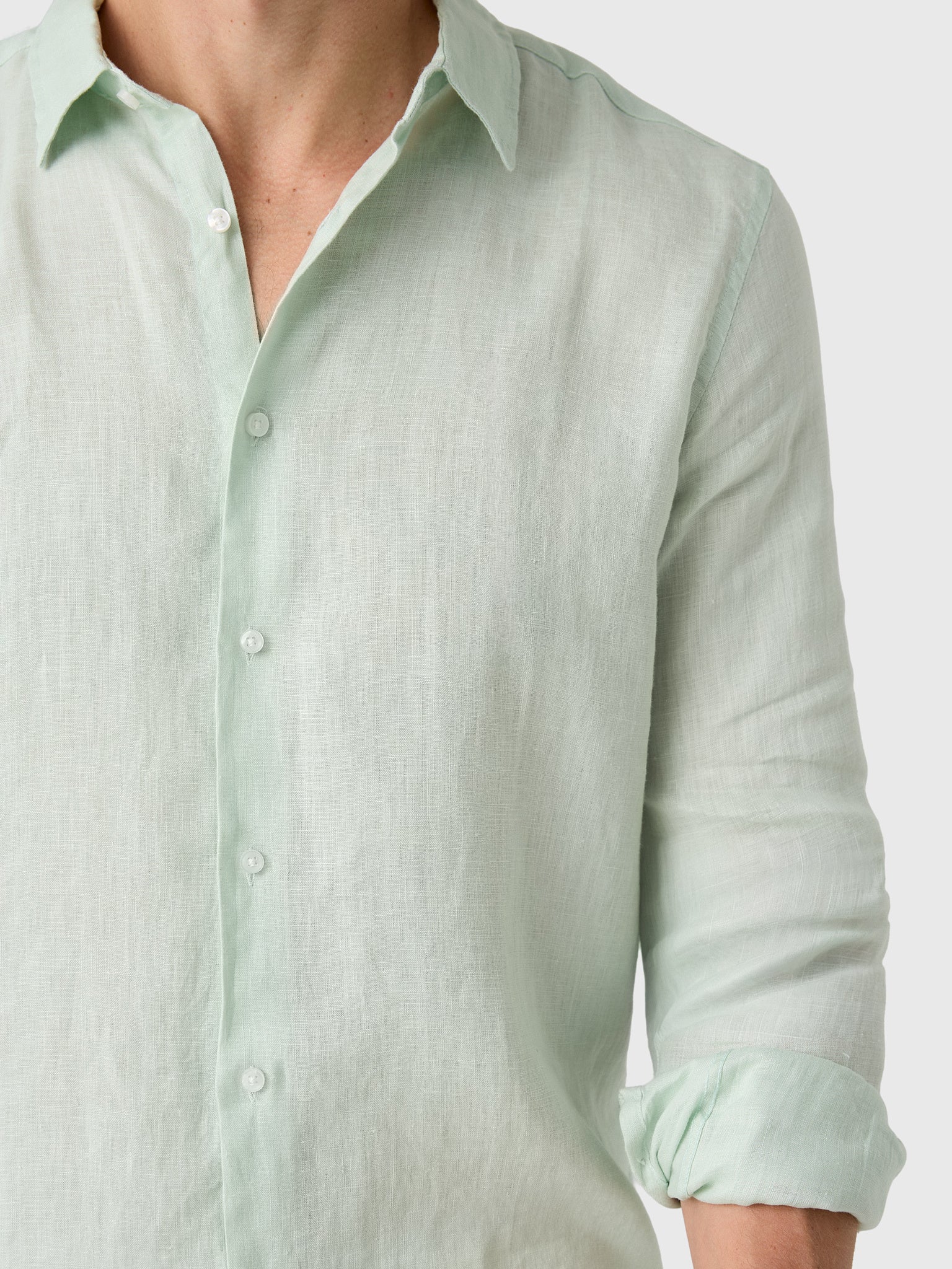 Nicoló Men's Long Sleeve Linen Shirt - Image 26