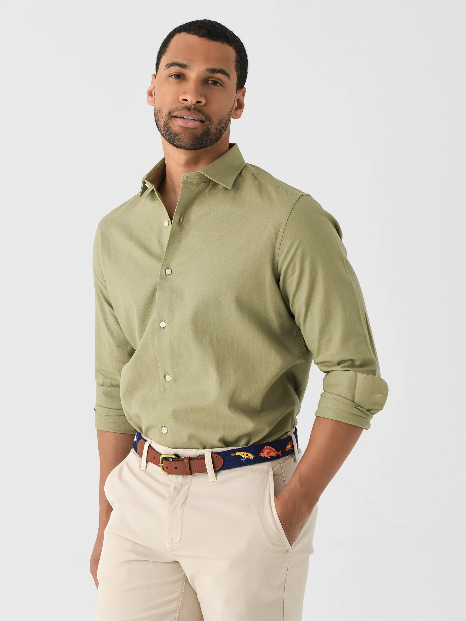 Nicoló Men's Naples Long Sleeve Shirt - Image 13