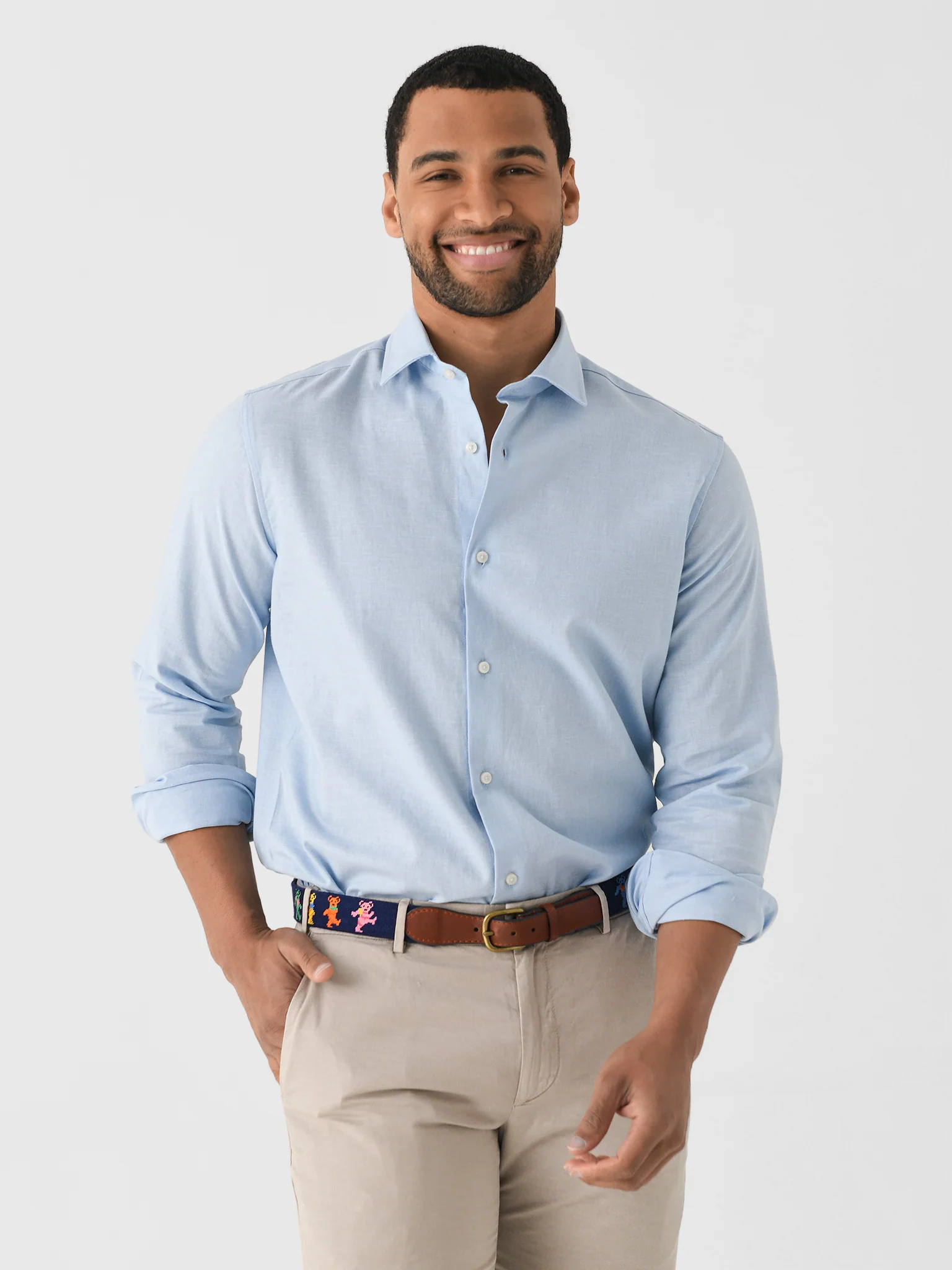 Nicoló Men's Naples Long Sleeve Shirt - Image 17