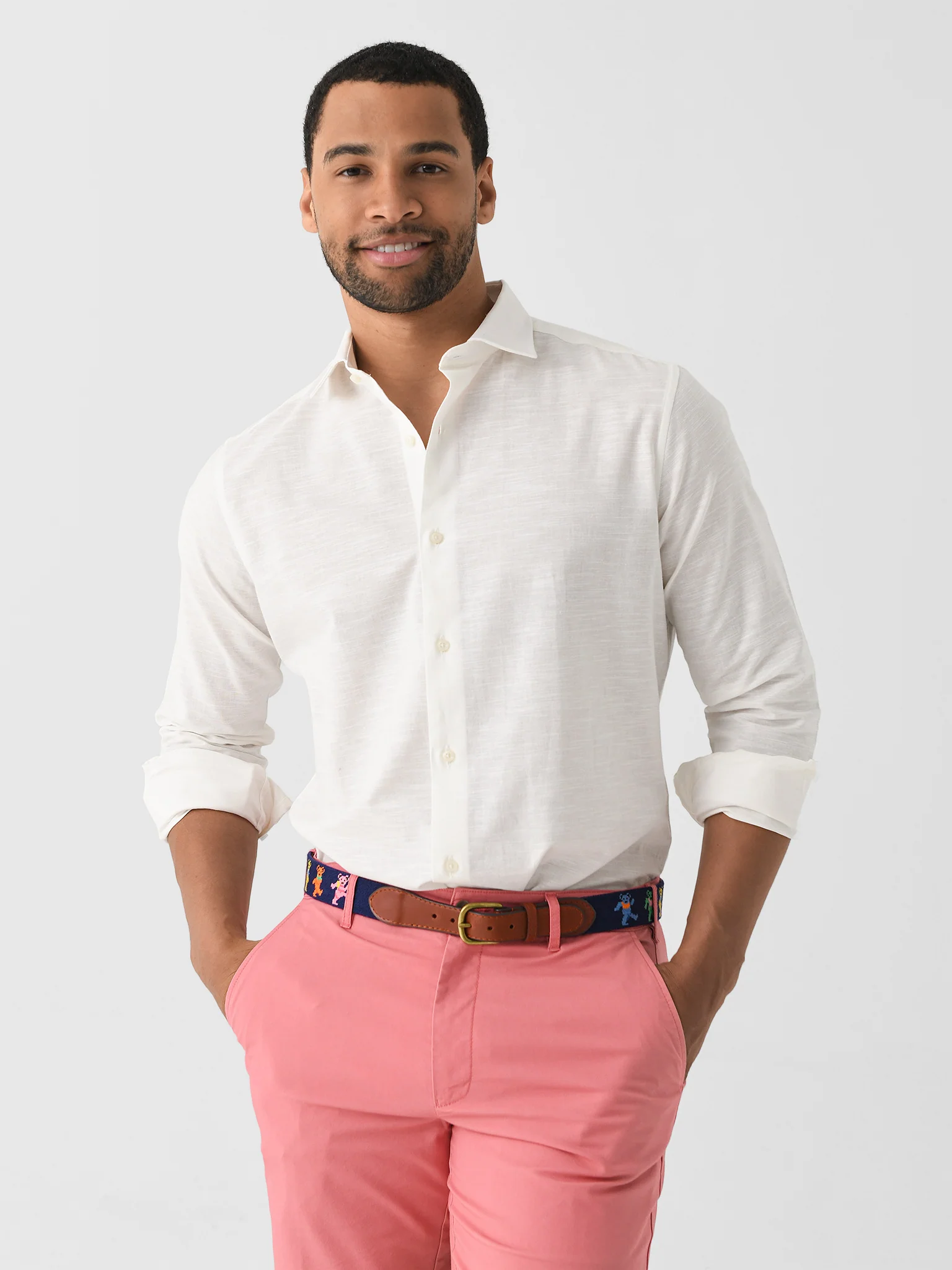 Nicoló Men's Naples Long Sleeve Shirt - Image 27