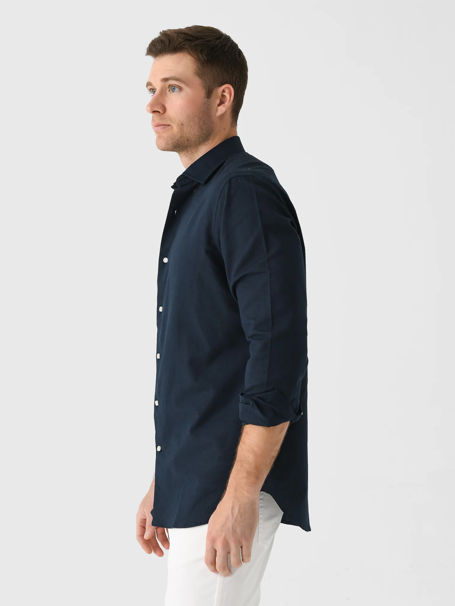 Nicoló Men's Naples Long Sleeve Shirt - Image 4