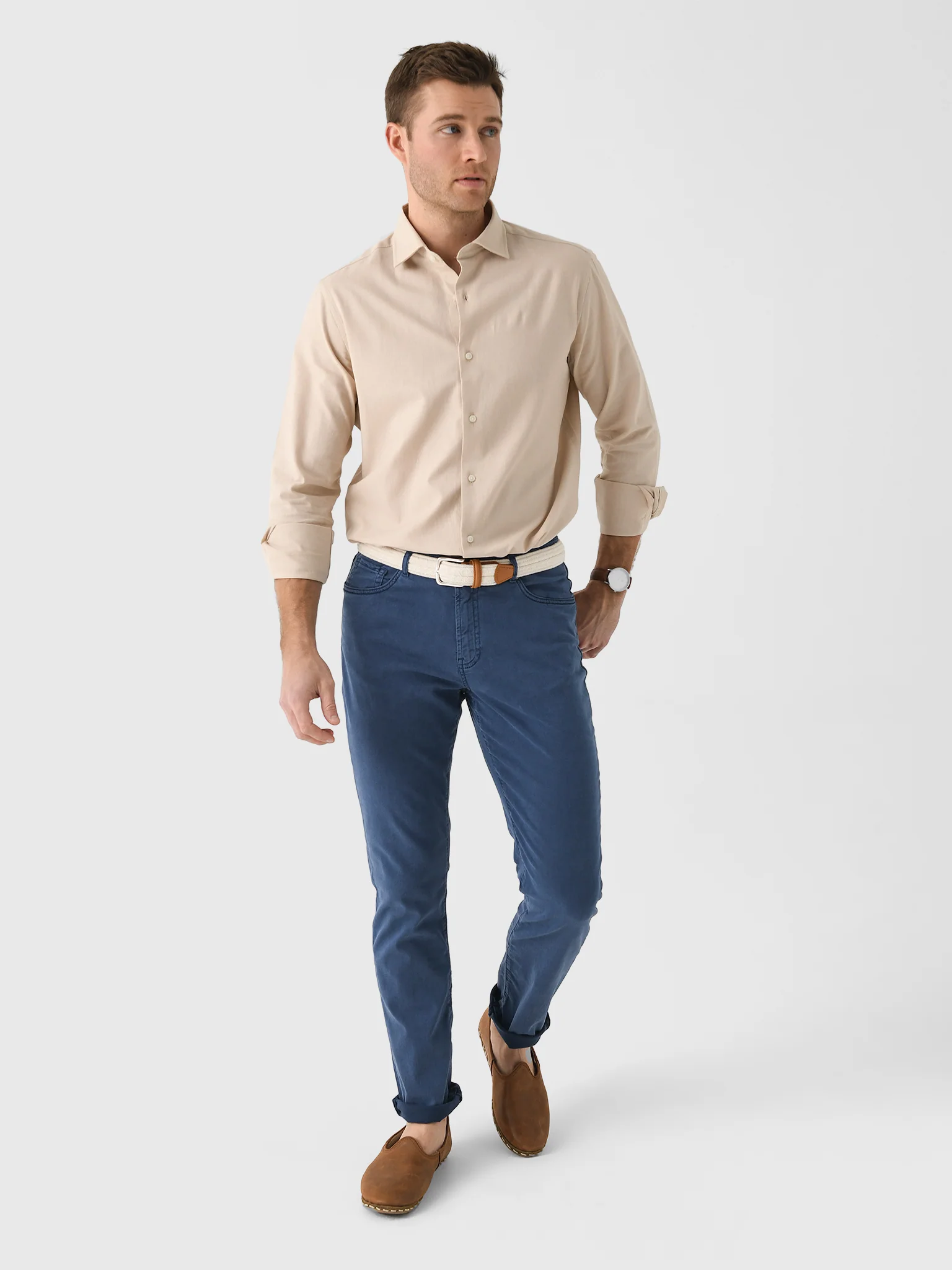 Nicoló Men's Naples Long Sleeve Shirt - Image 9