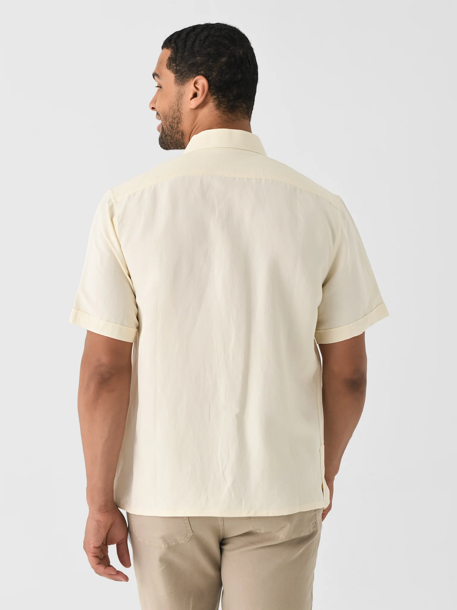 Nicoló Men's Short Sleeve Camp Shirt - Image 5
