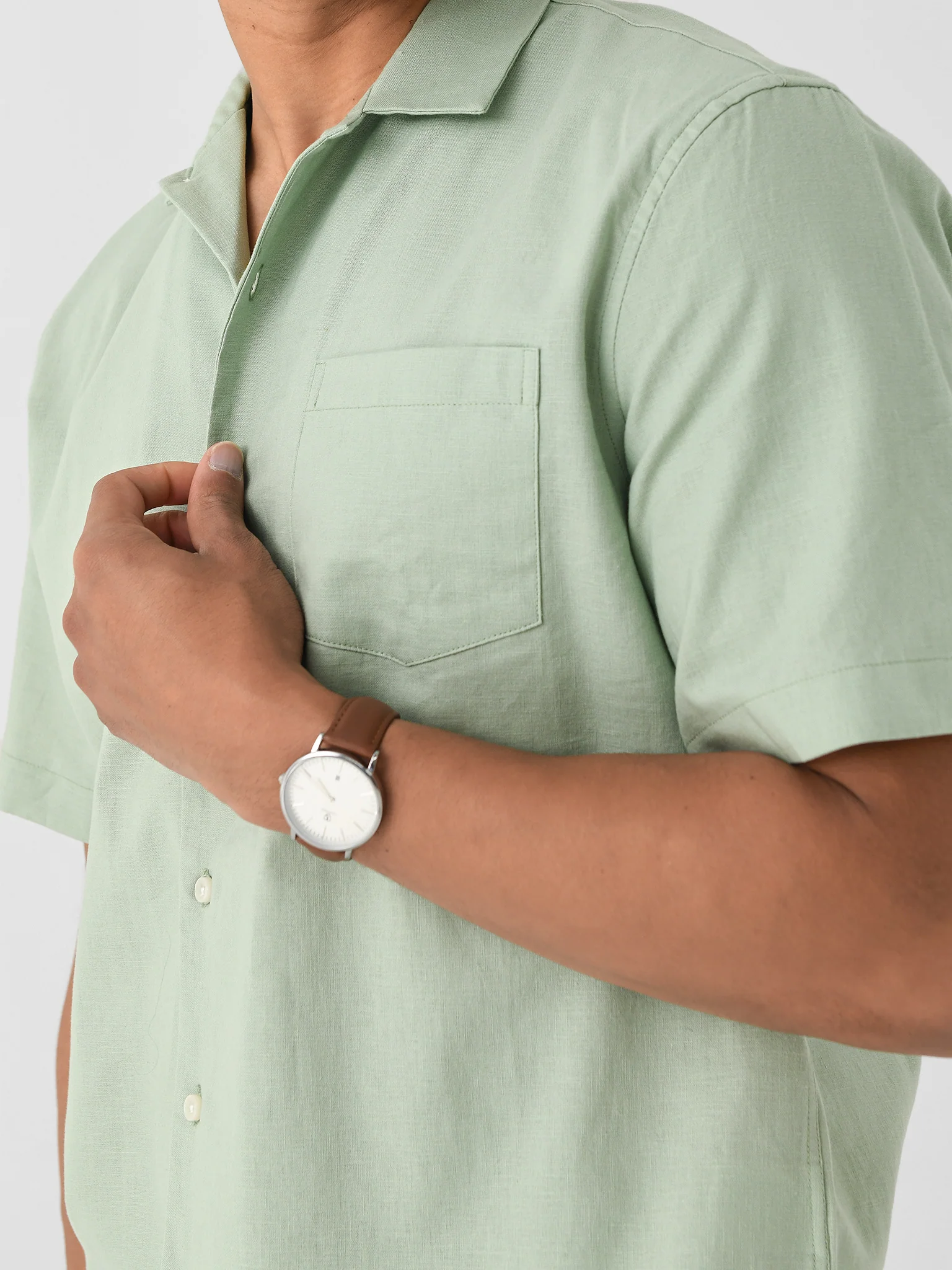 Nicoló Men's Short Sleeve Camp Shirt - Image 11