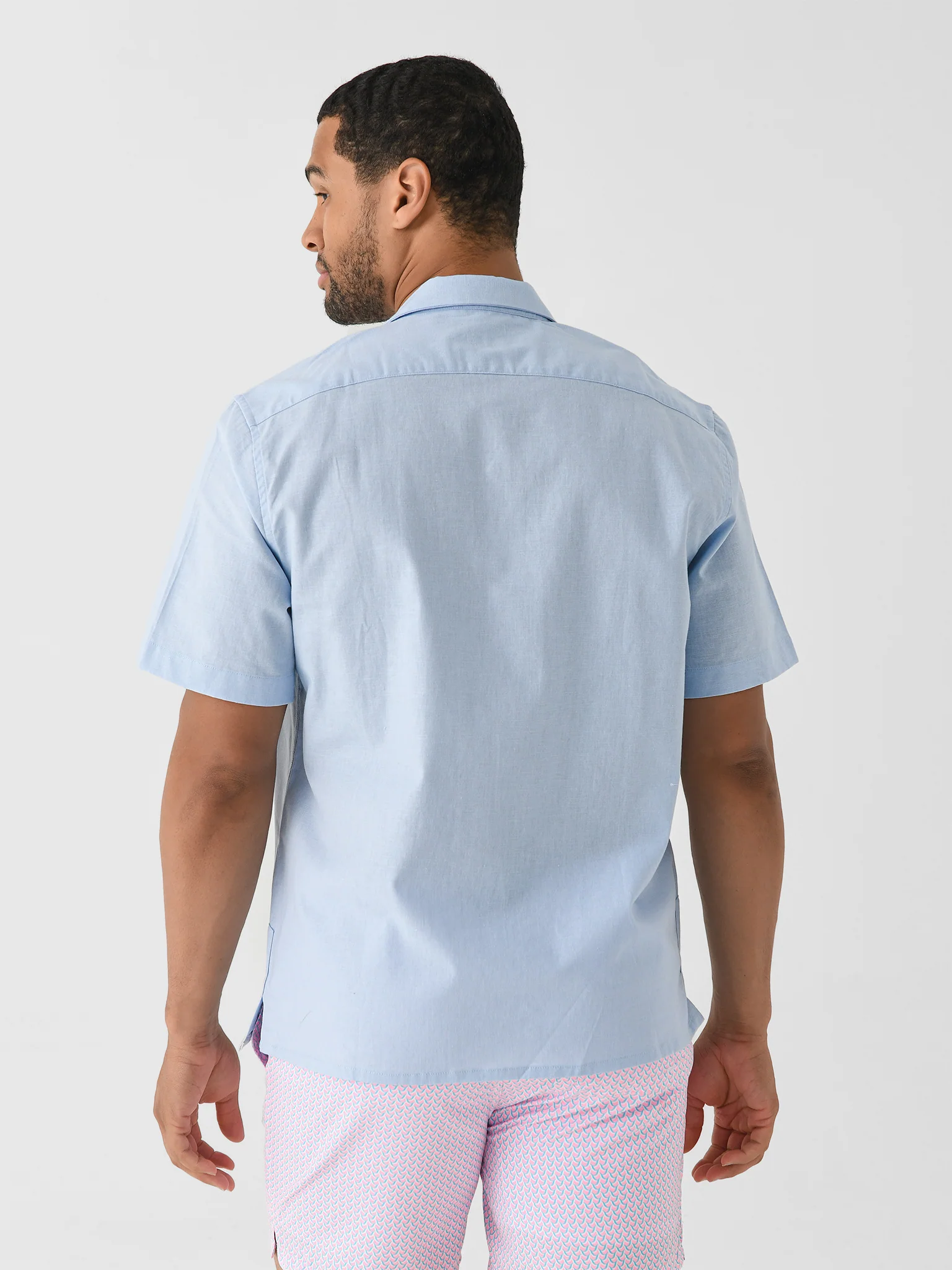 Nicoló Men's Short Sleeve Camp Shirt - Image 4