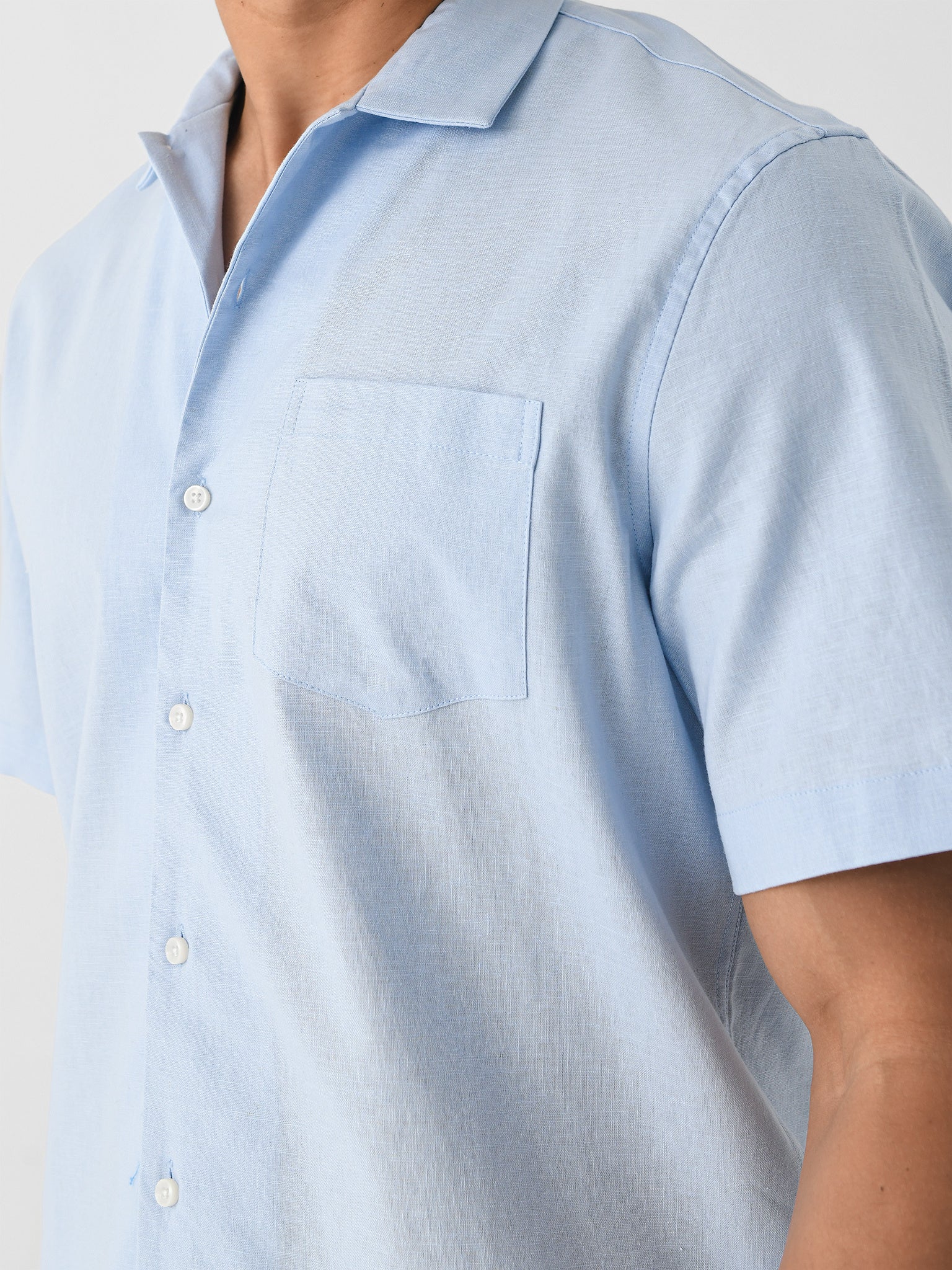 Nicoló Men's Short Sleeve Camp Shirt - Image 5
