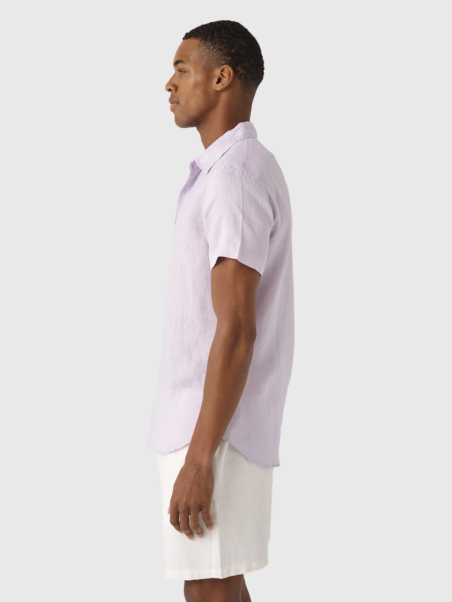 Nicoló Men's Short Sleeve Linen Shirt - Image 23