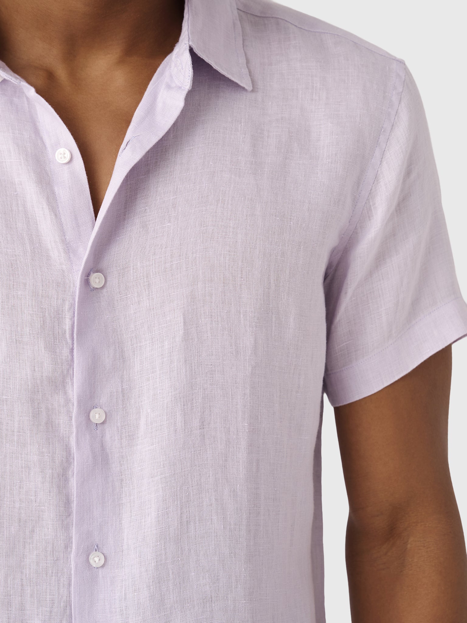 Nicoló Men's Short Sleeve Linen Shirt - Image 25