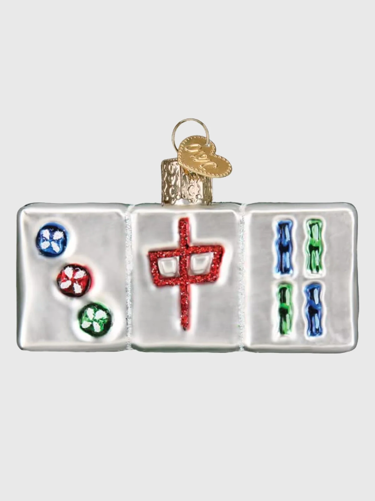 Old World Christmas Mahjong Ornament