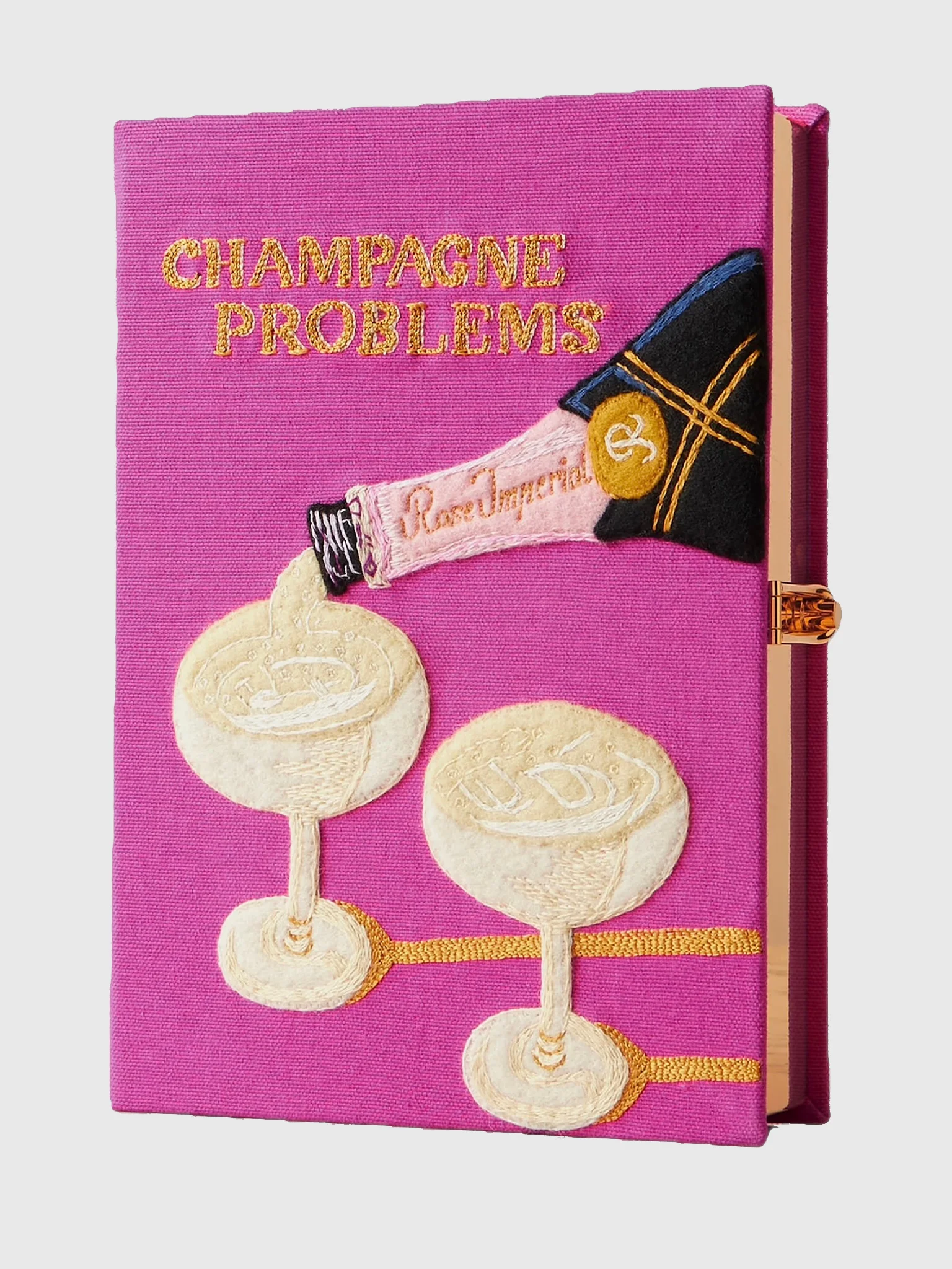 Olympia Le-Tan Champagne Problems Book Clutch