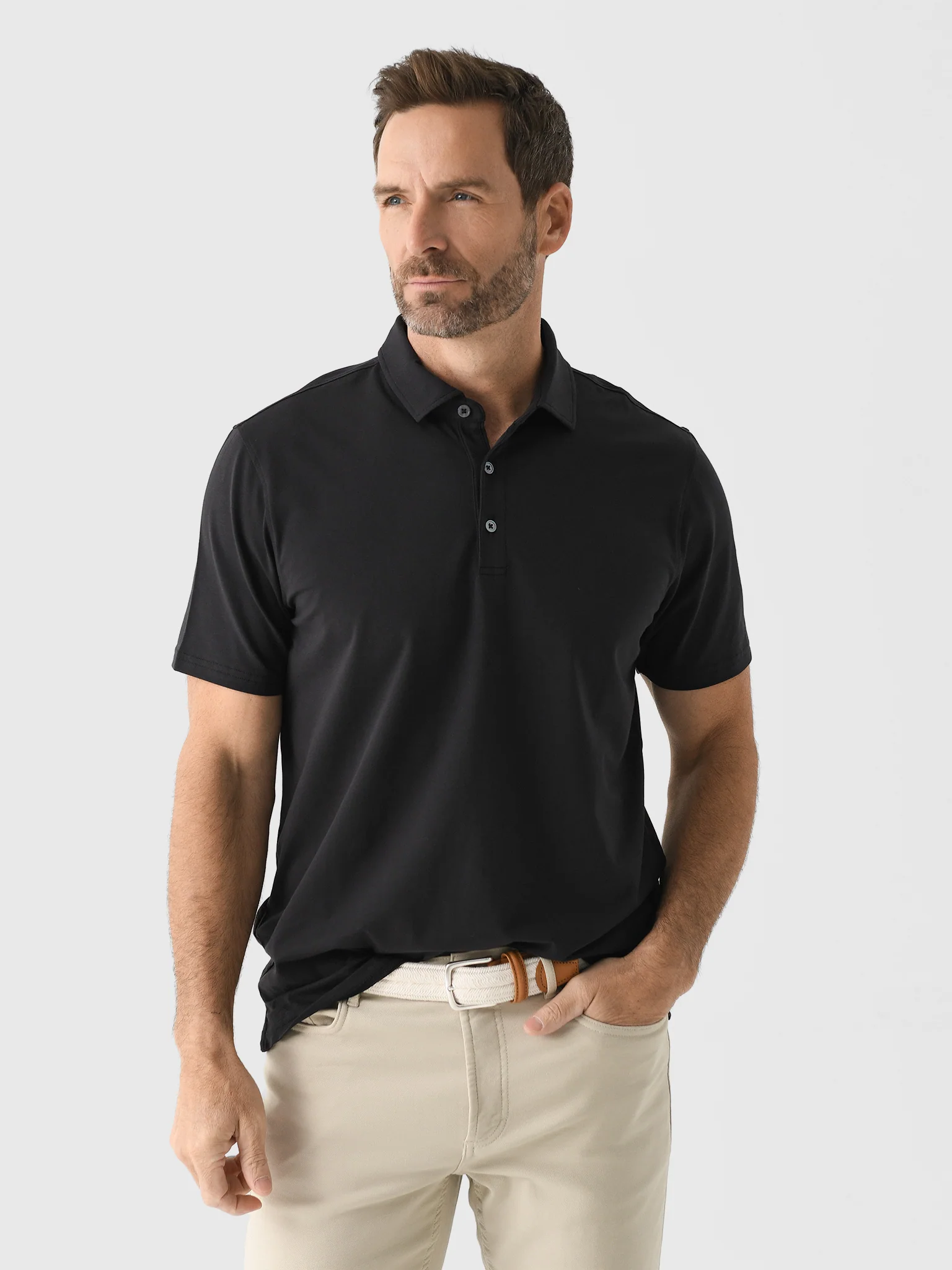 Orchard + Broome Men's Grand Pima Stretch Polo - Image 17