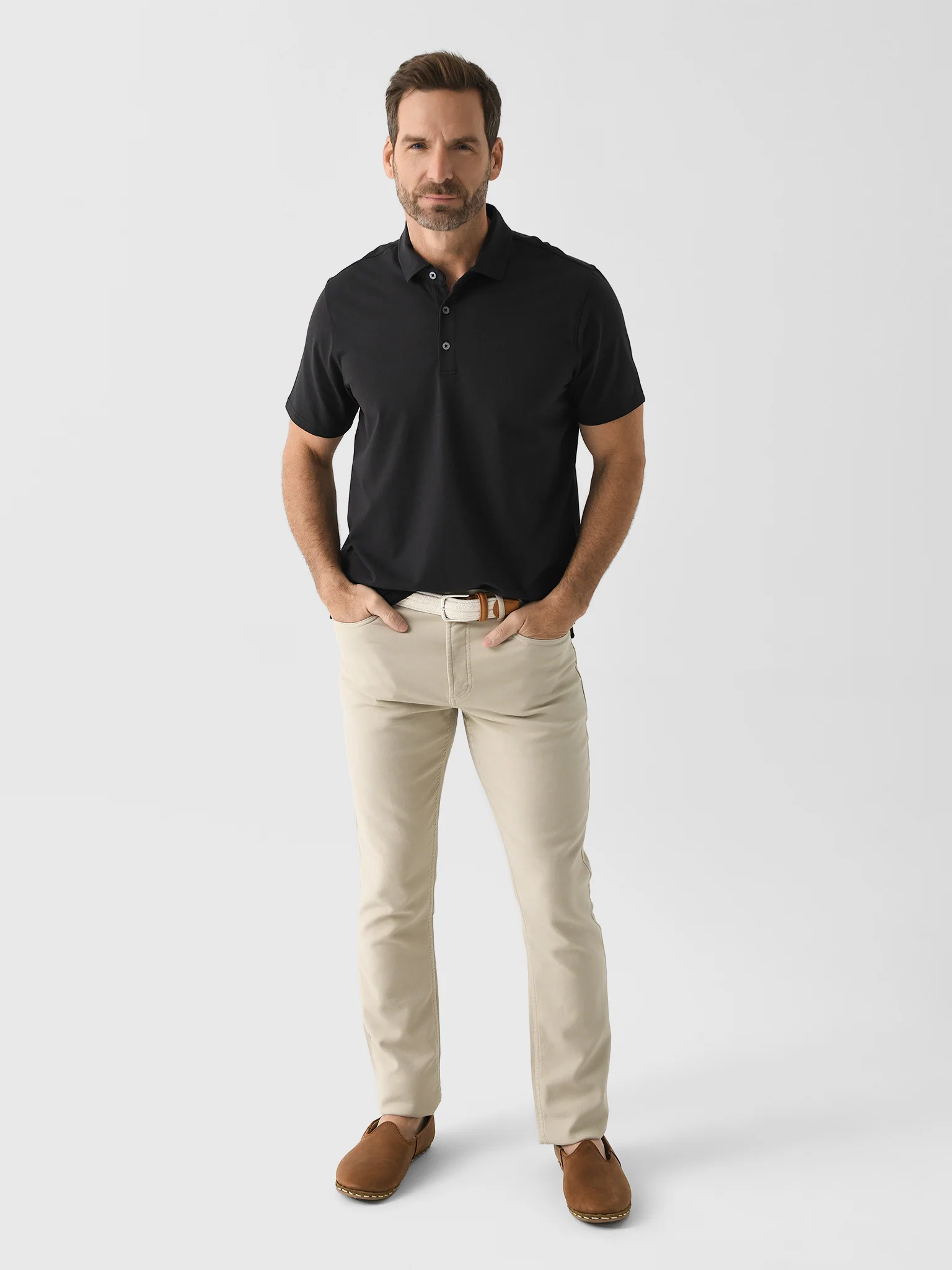 Orchard + Broome Men's Grand Pima Stretch Polo - Image 18