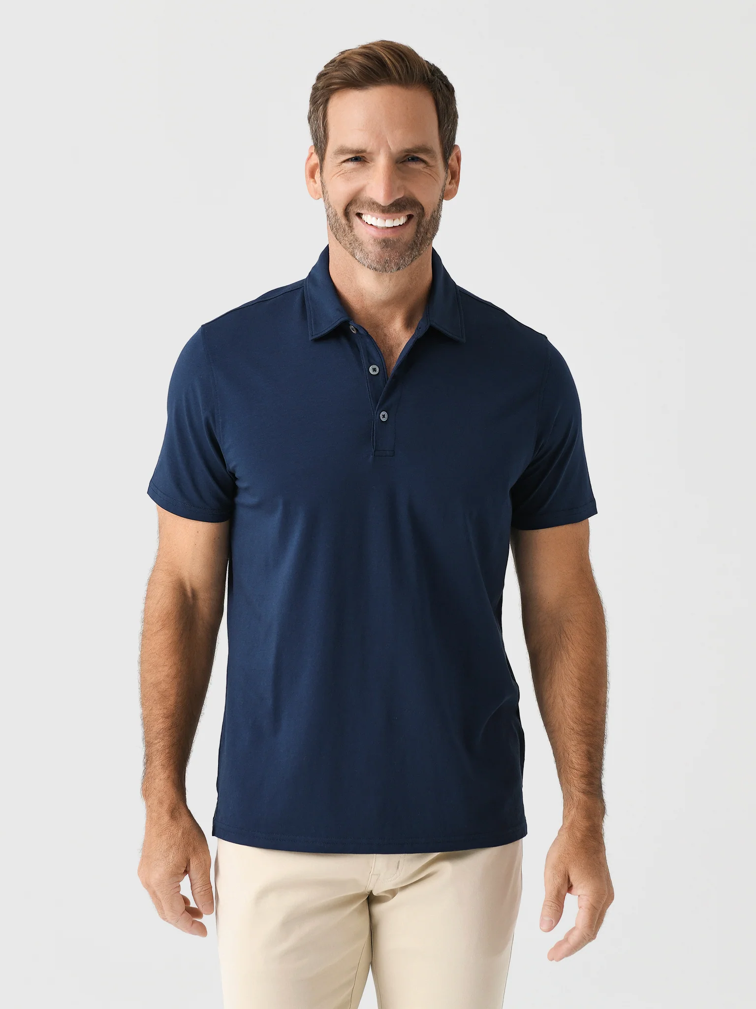 Orchard + Broome Men's Grand Pima Stretch Polo - Image 24