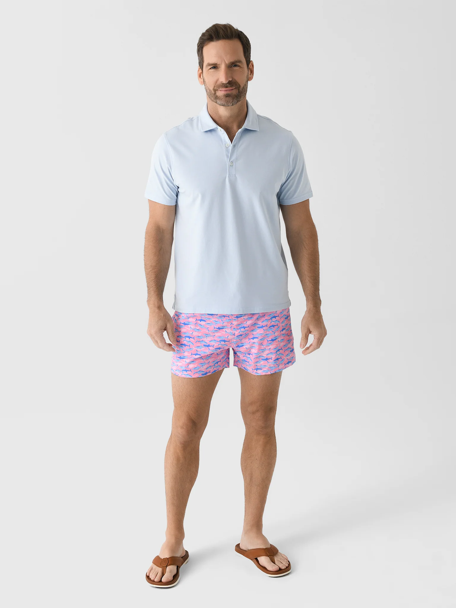 Orchard + Broome Men's Grand Pima Stretch Polo - Image 27