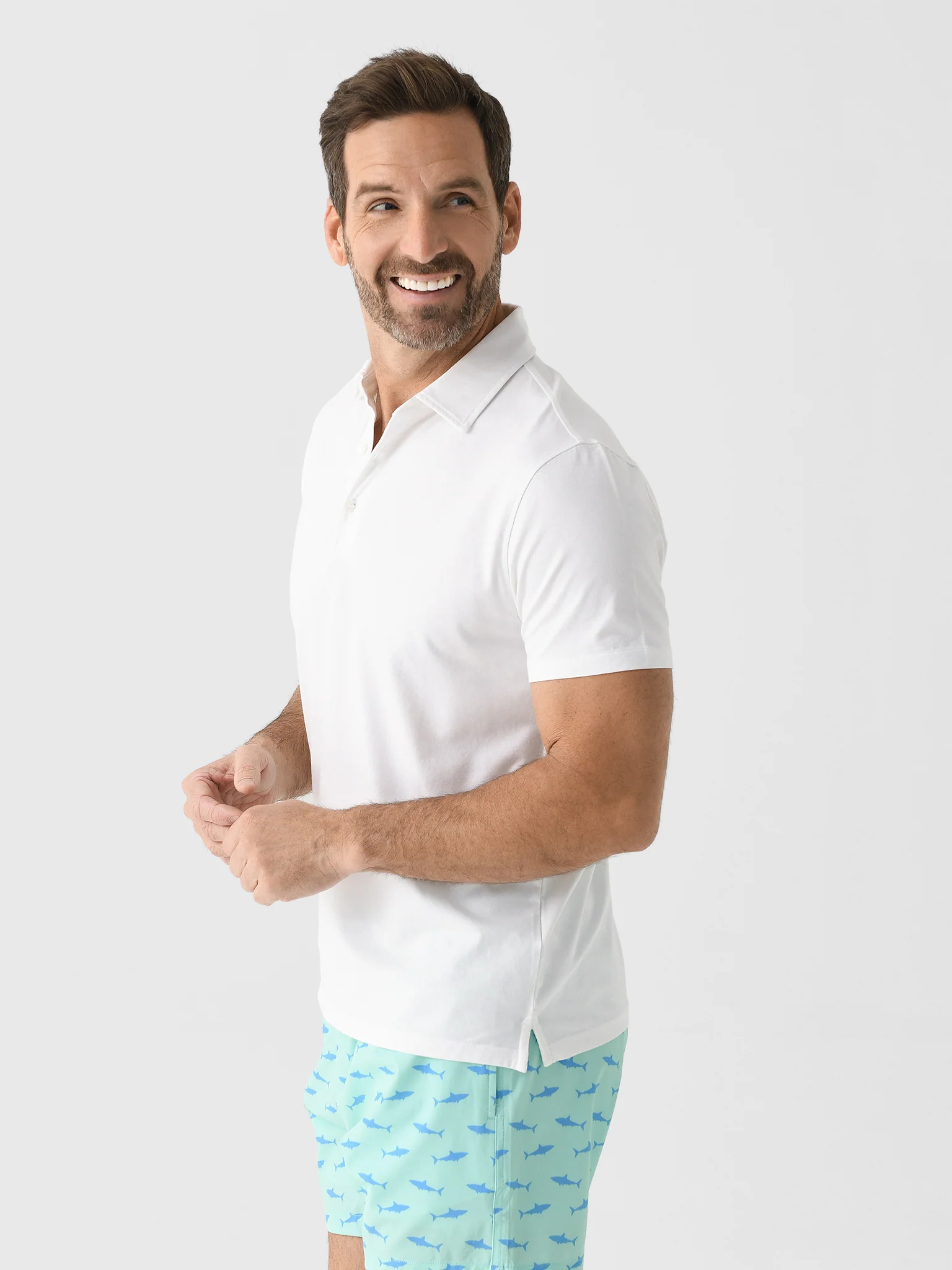 Orchard + Broome Men's Grand Pima Stretch Polo - Image 35
