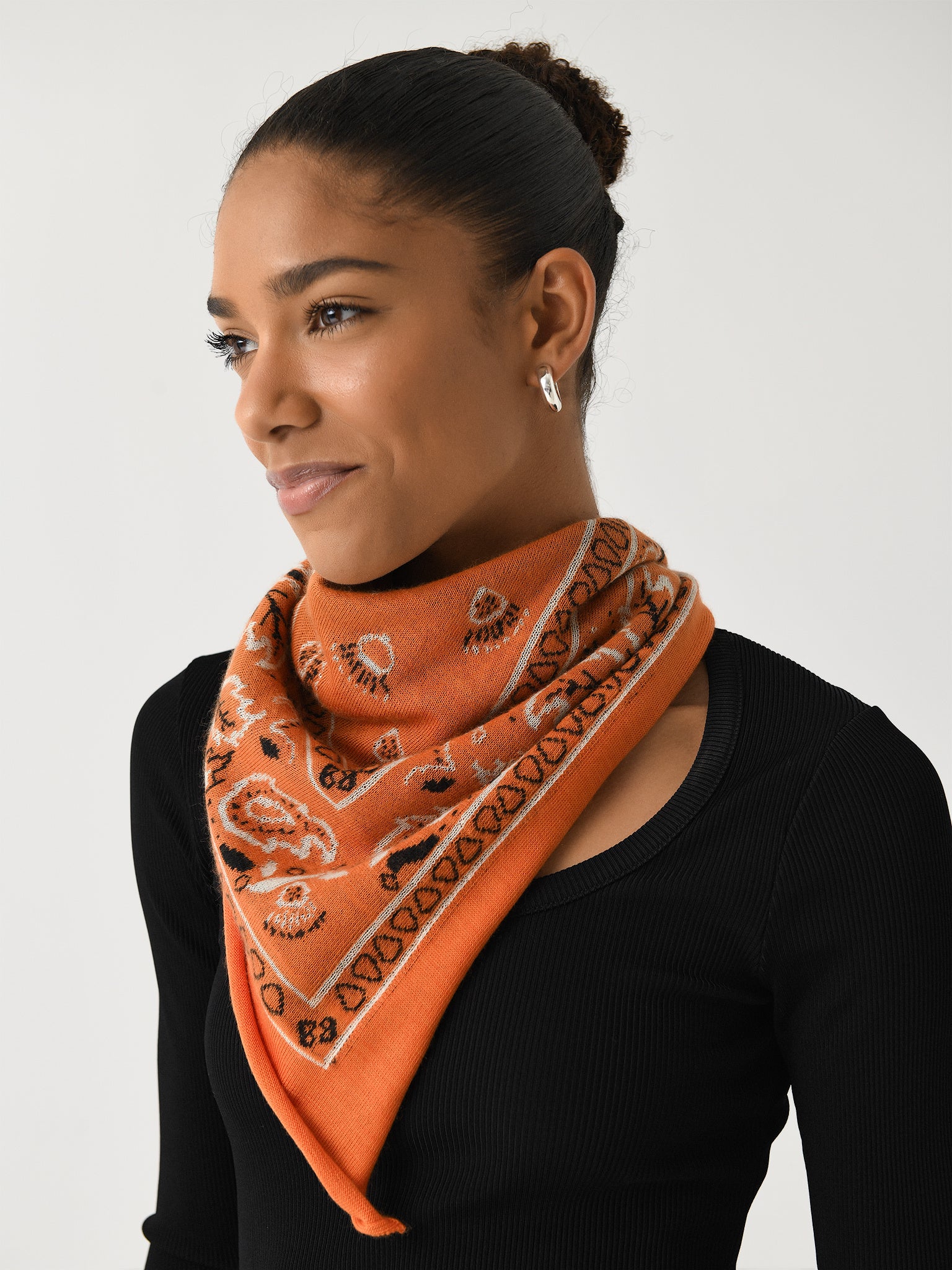 Organic John Patrick Cashmere Bandana - Image 2