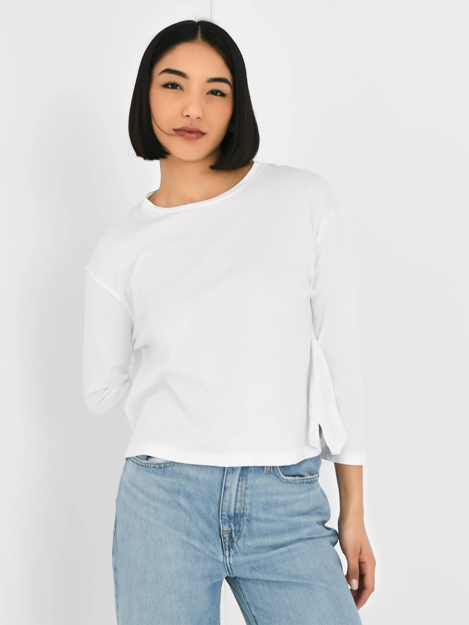 Organic John Patrick Women's Crop Tee