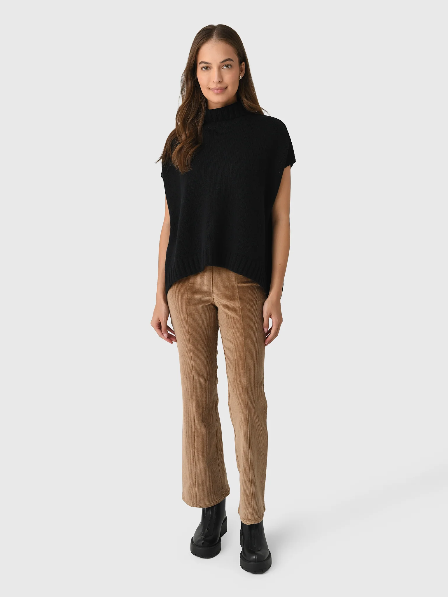 Organic John Patrick Women's Turtleneck Gilet - Image 5