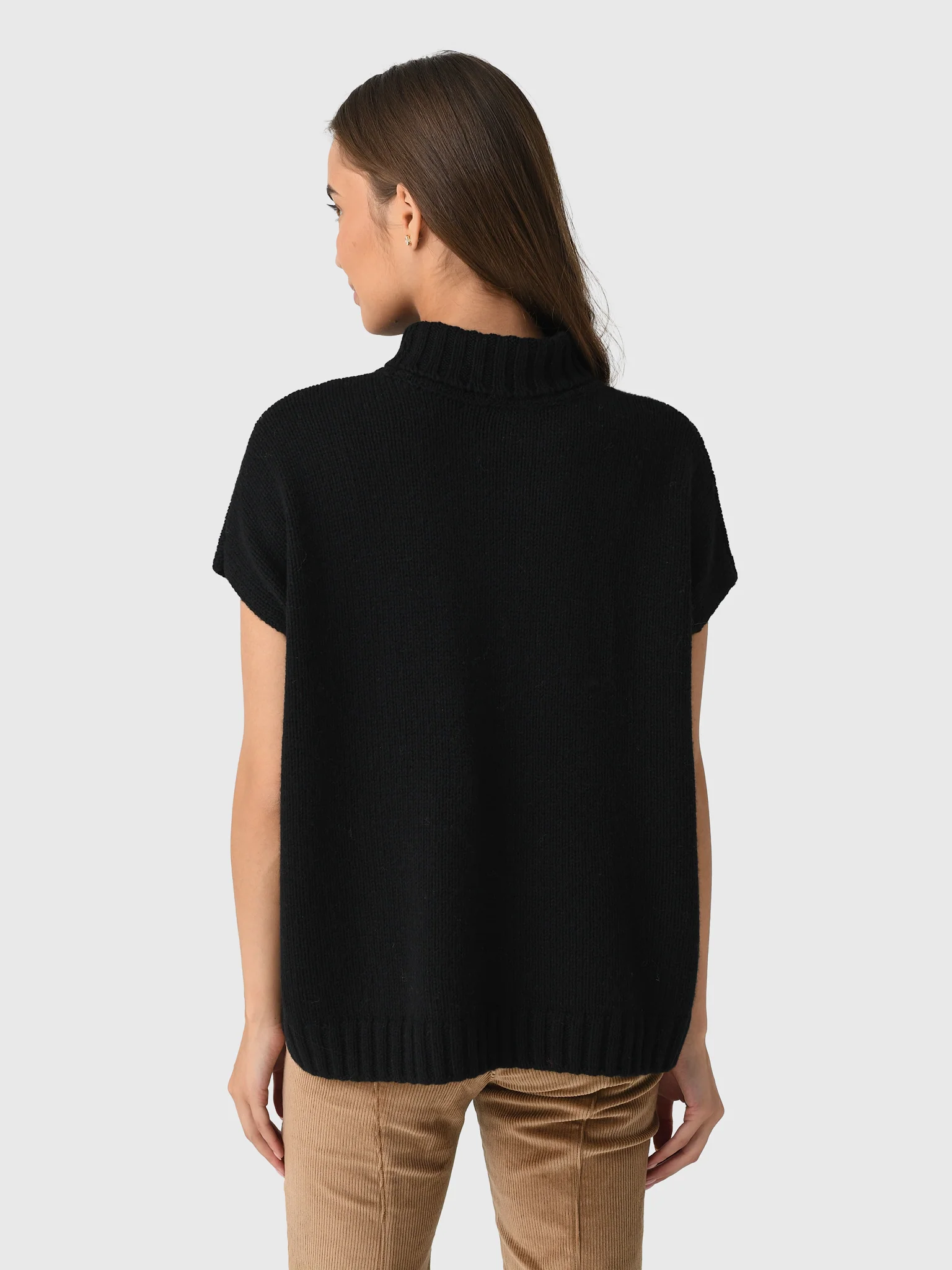 Organic John Patrick Women's Turtleneck Gilet - Image 6
