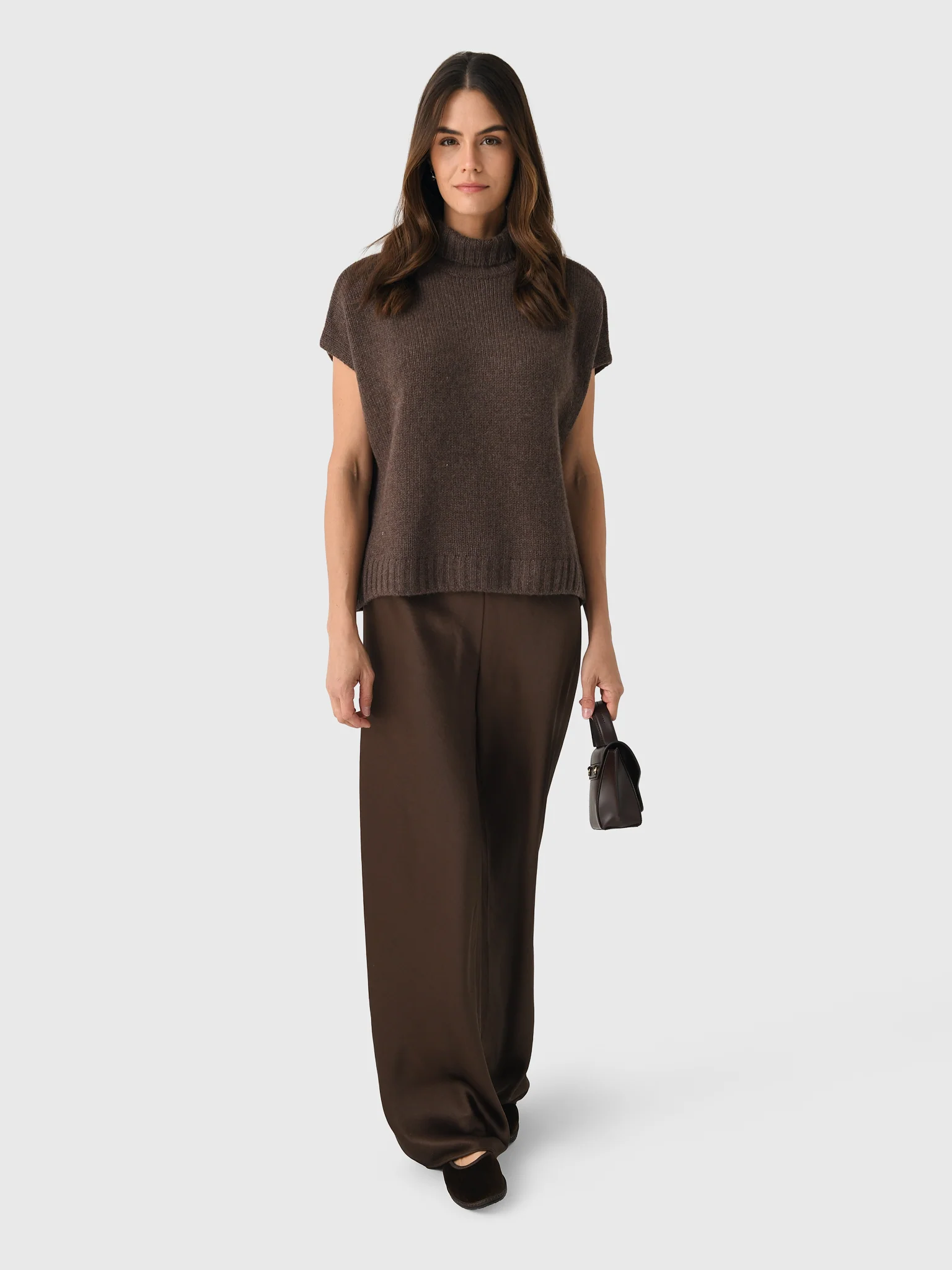 Organic John Patrick Women's Turtleneck Gilet - Image 8