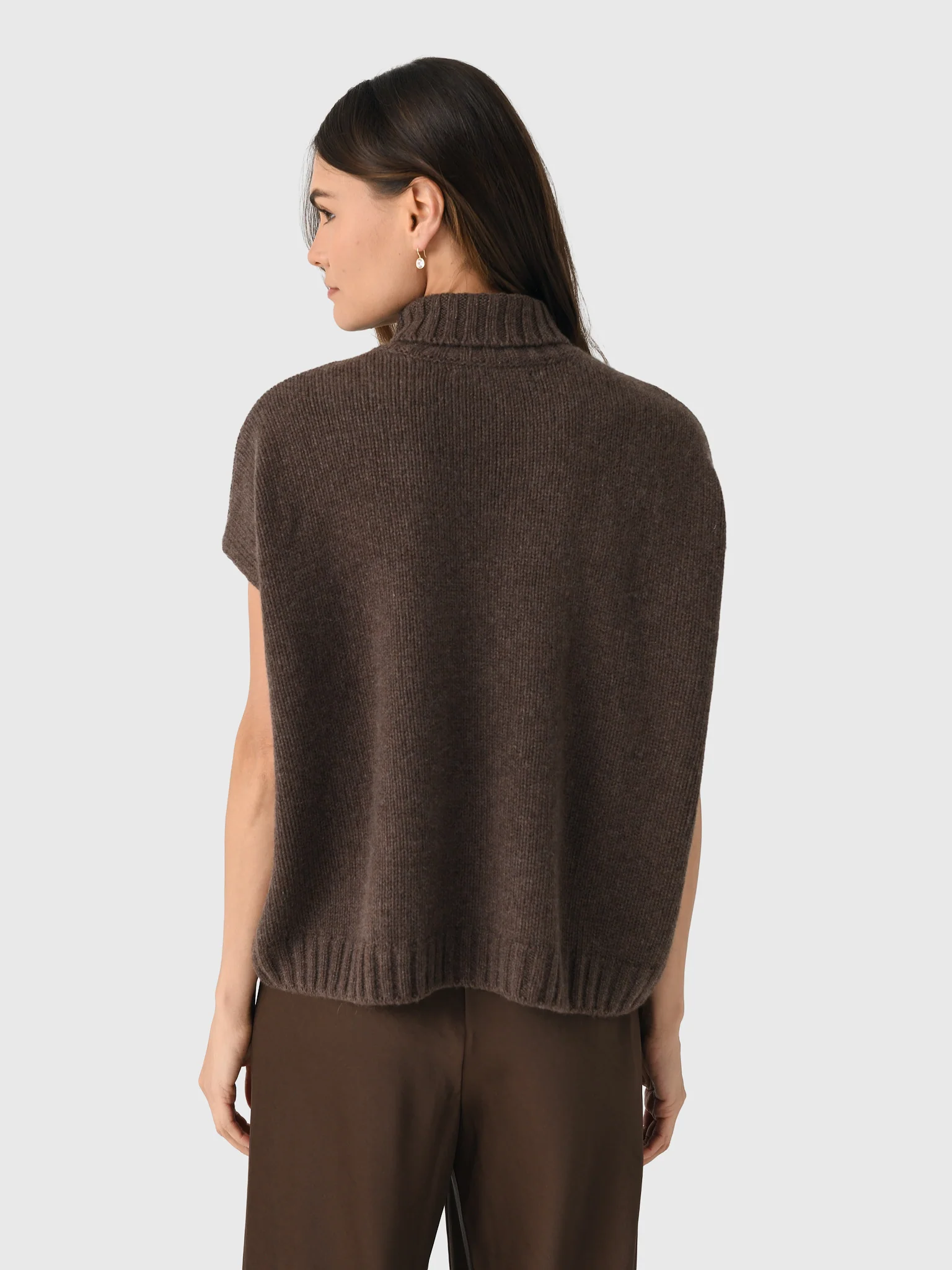 Organic John Patrick Women's Turtleneck Gilet - Image 9